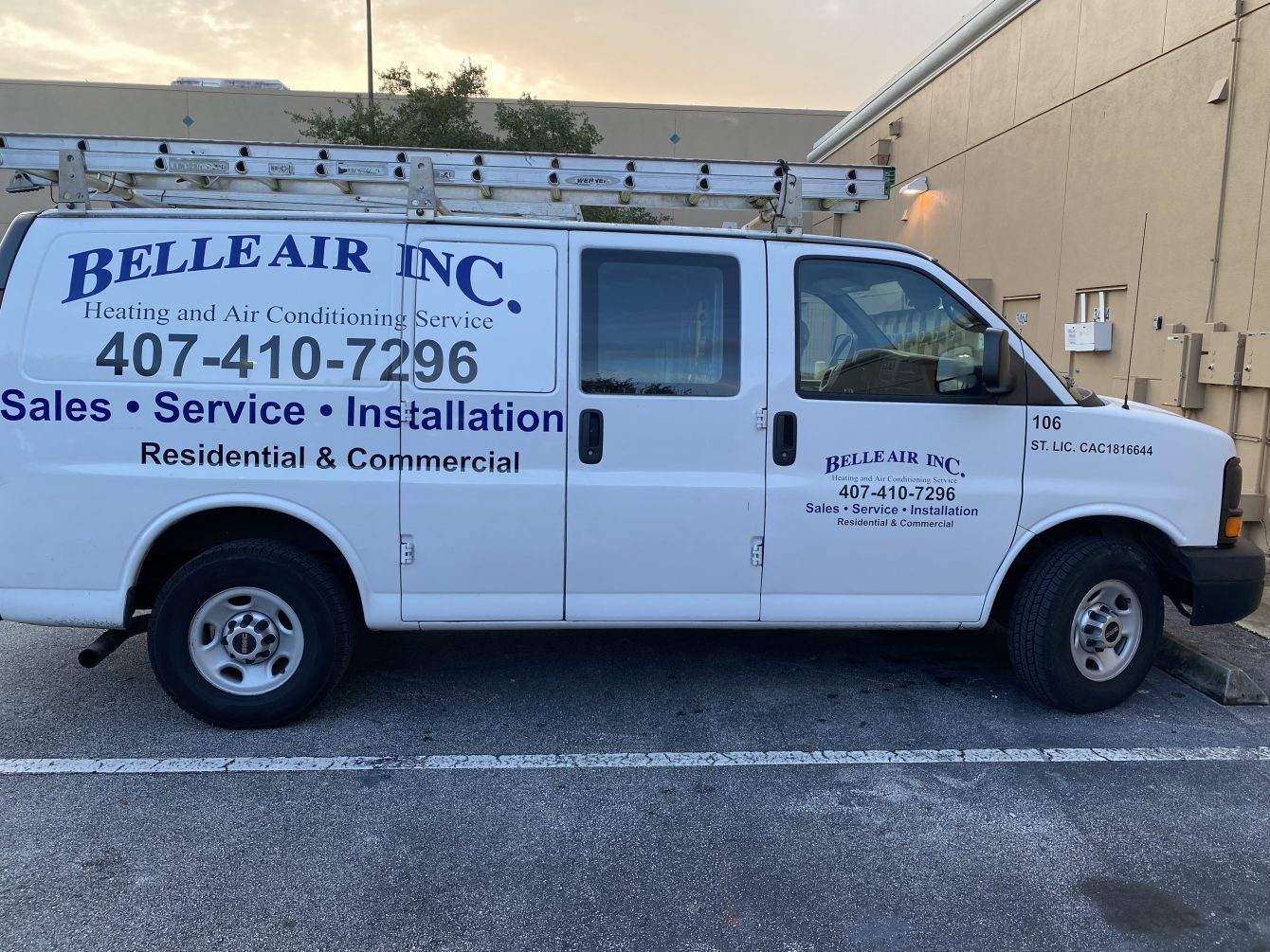 Trust Belle Air for your heating and air conditioning needs, with reliable service that comes directly to your door.