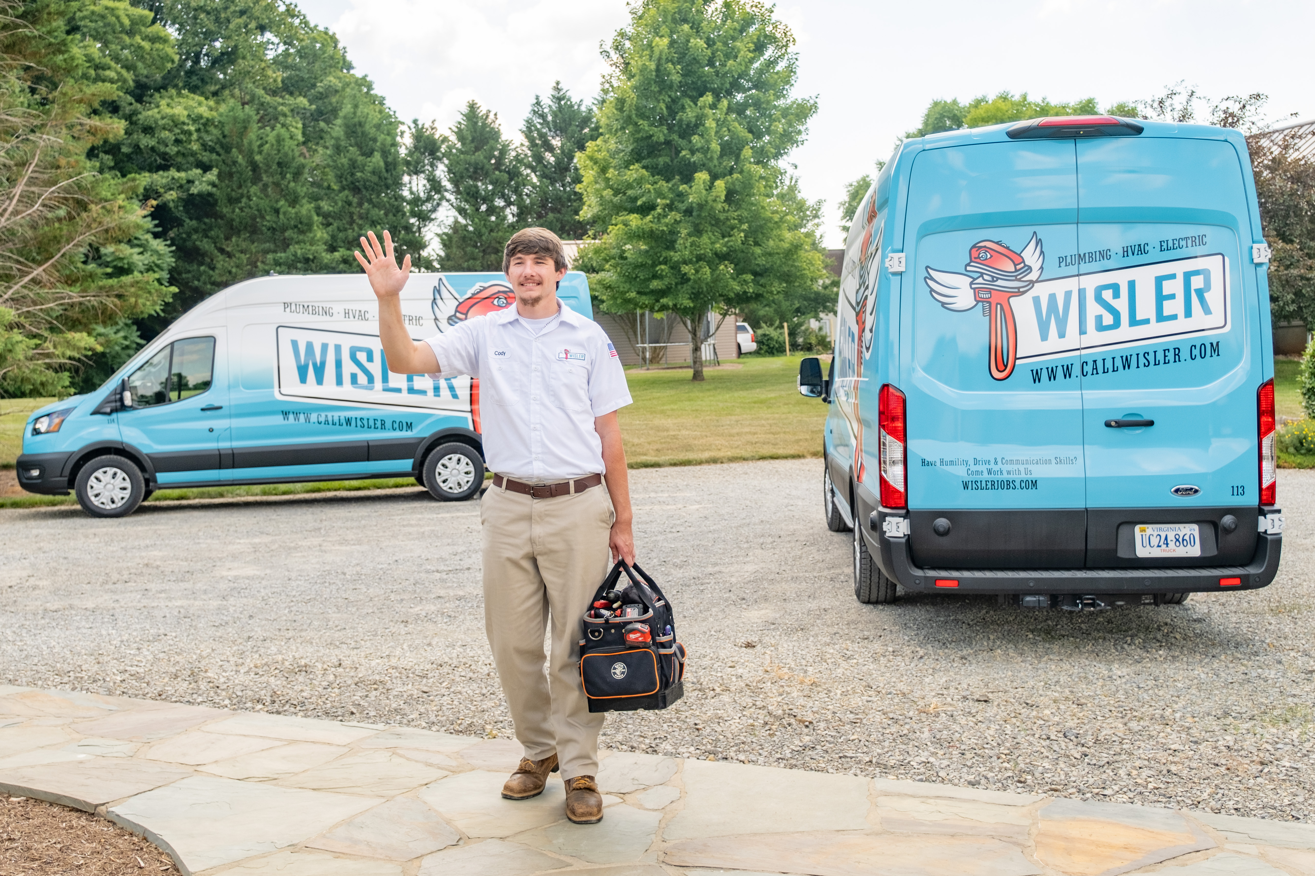Experience professional and friendly service with Wisler Plumbing, Heating, Cooling, and Electrical.