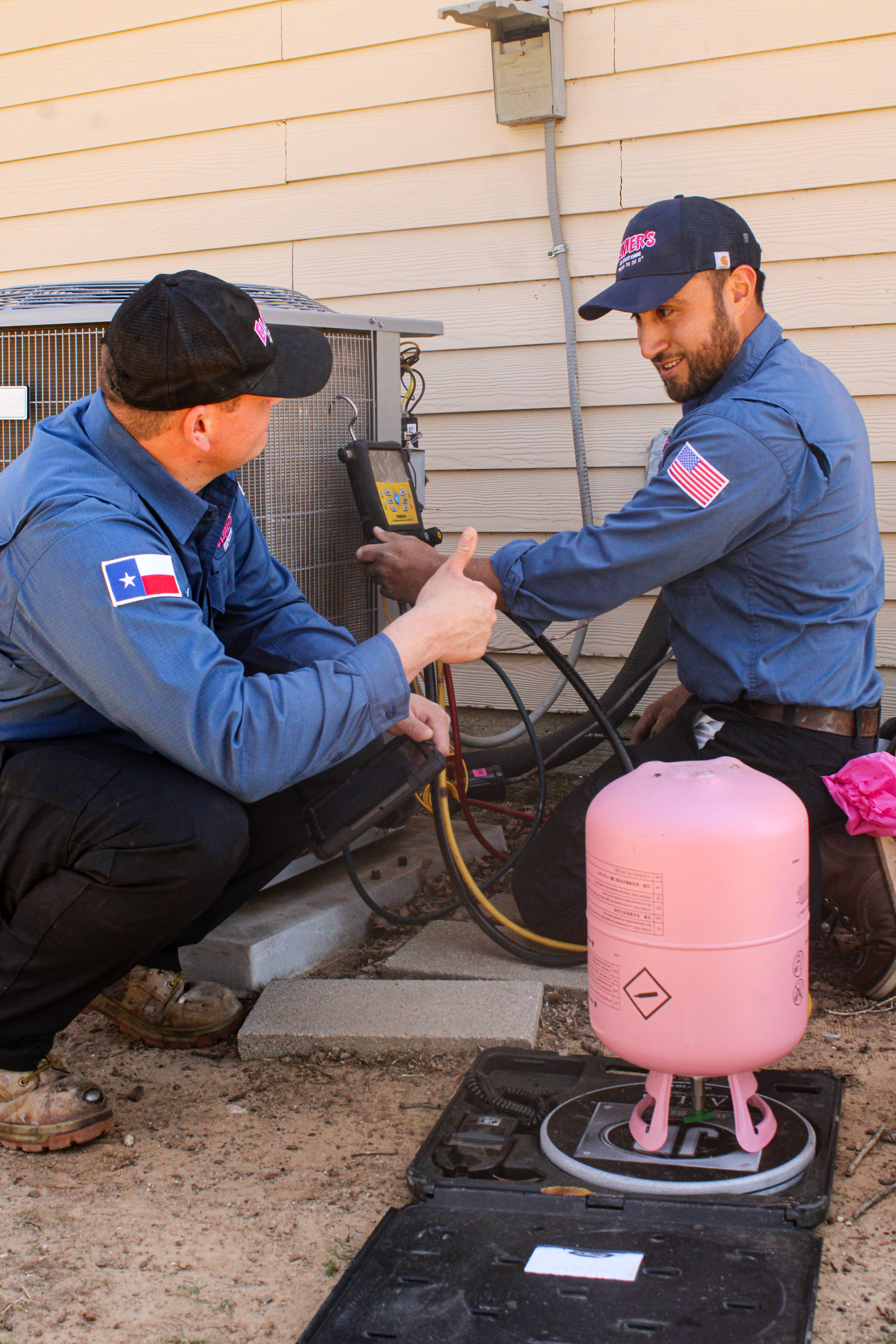 Experience exceptional HVAC services with Elmer's Home Services, where professionalism meets quality work!