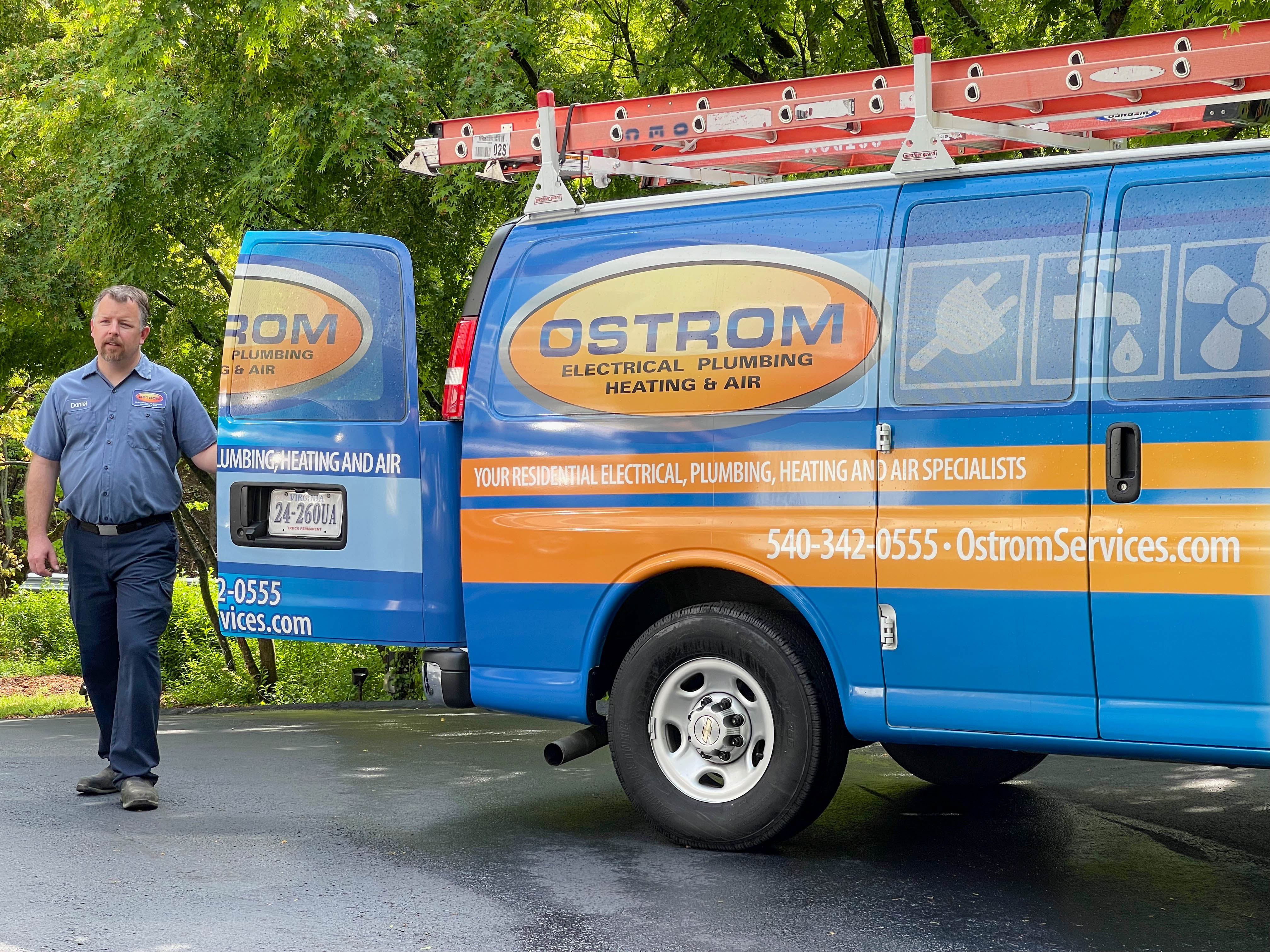 Choose Ostrom Electrical Plumbing Heating & Air for professional and trusted service right at your doorstep!