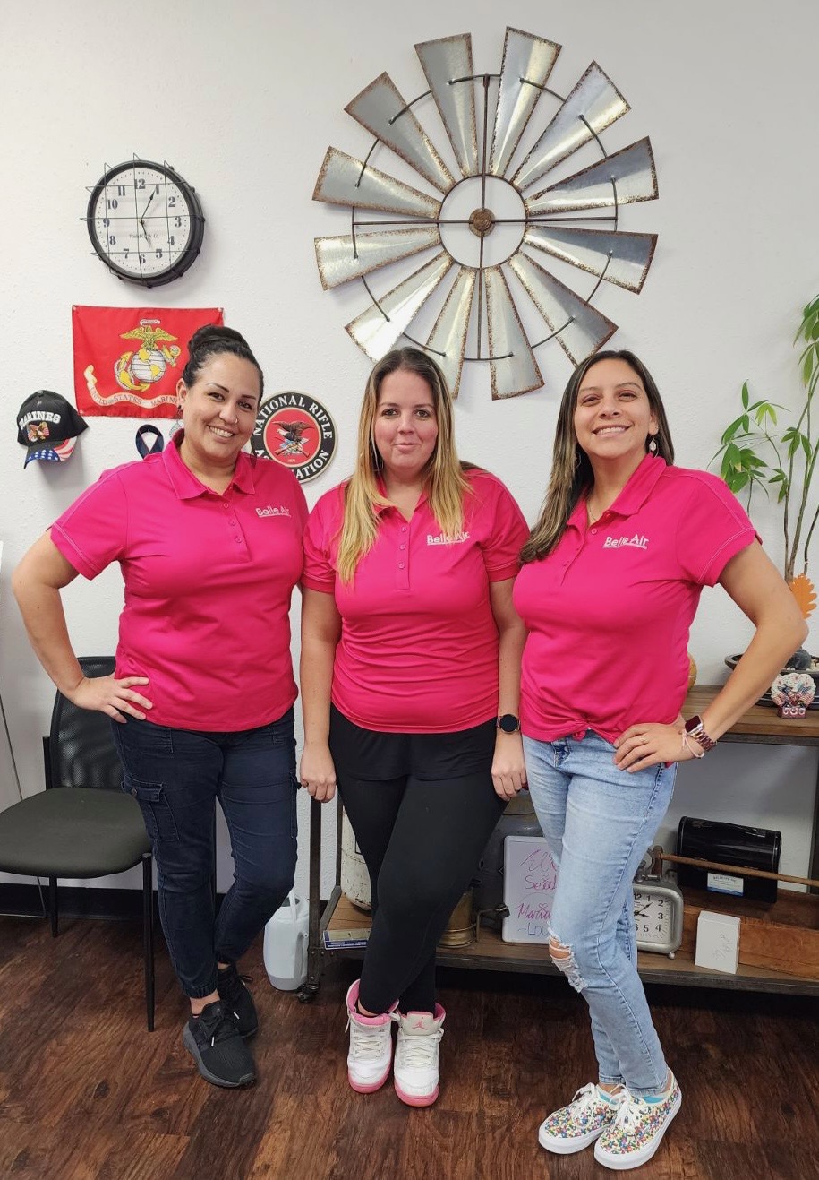 At Belle Air, our dedicated team works together to ensure you receive the highest quality service in a welcoming environment.