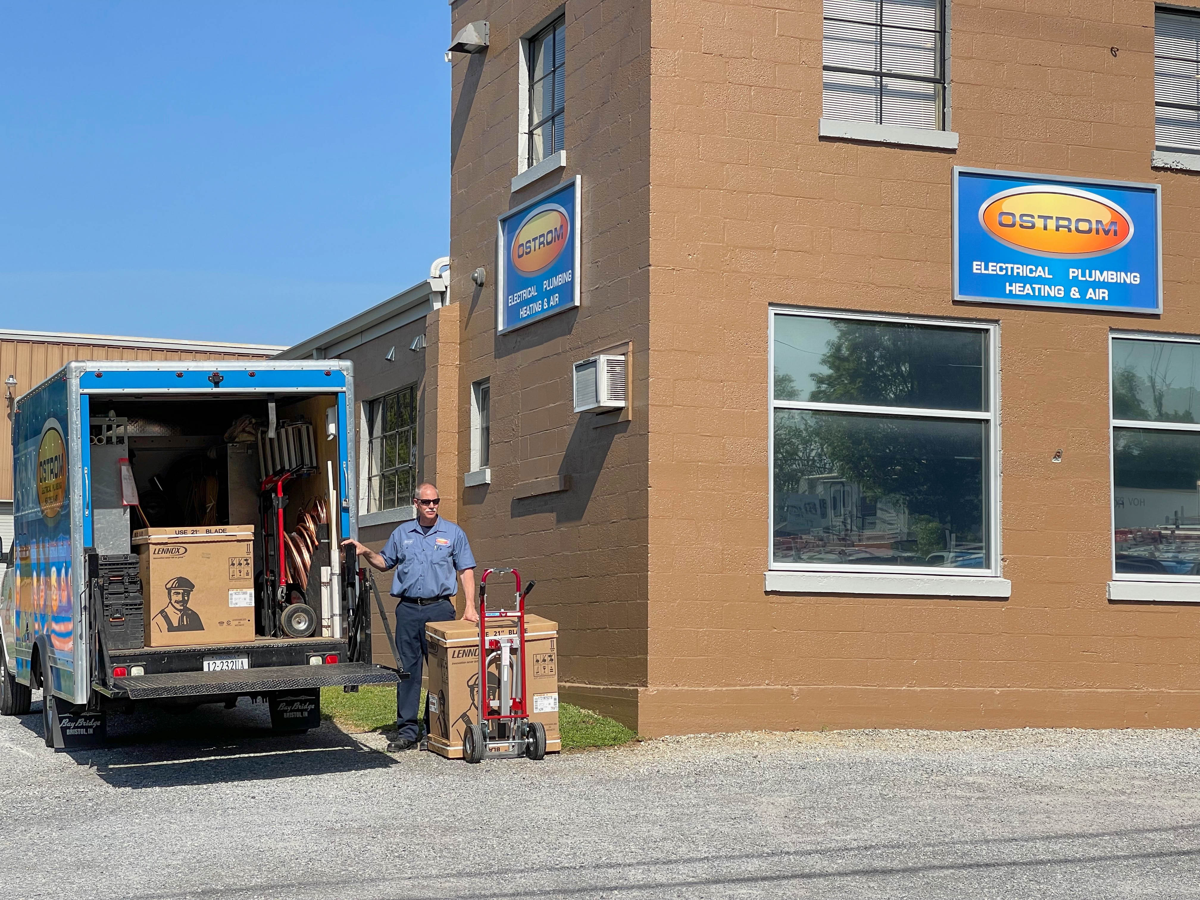 Trust Ostrom Electrical Plumbing Heating & Air for reliable, professional service delivered right to your doorstep.
