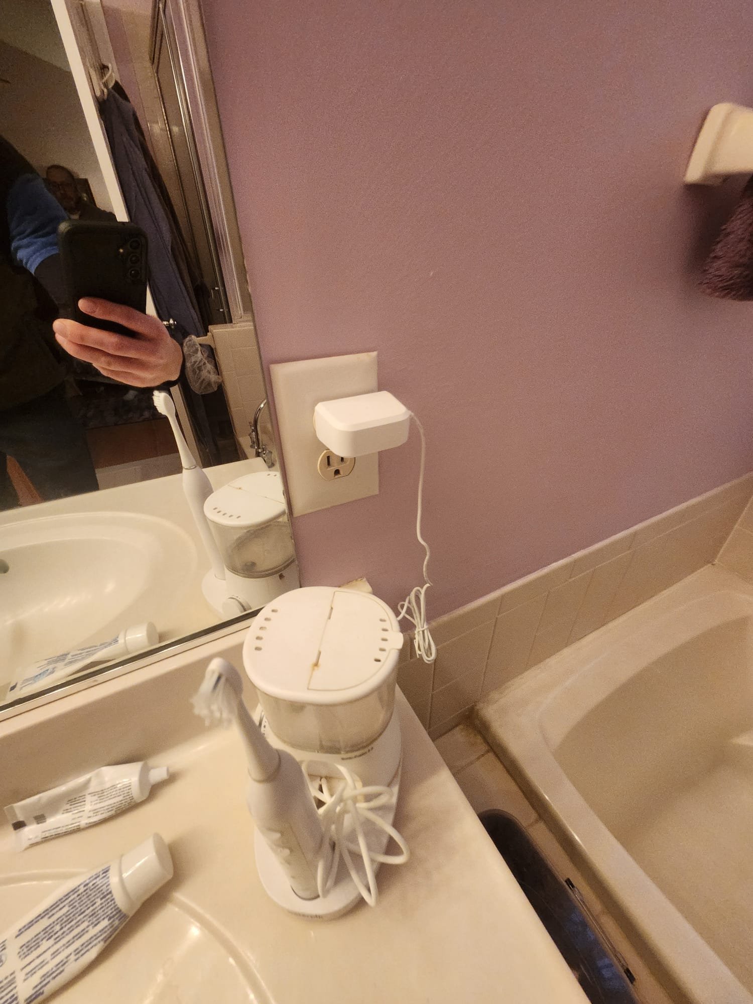 Experience the reliability and safety of professional electrical services with Service Professionals, ensuring your bathroom is always powered up.