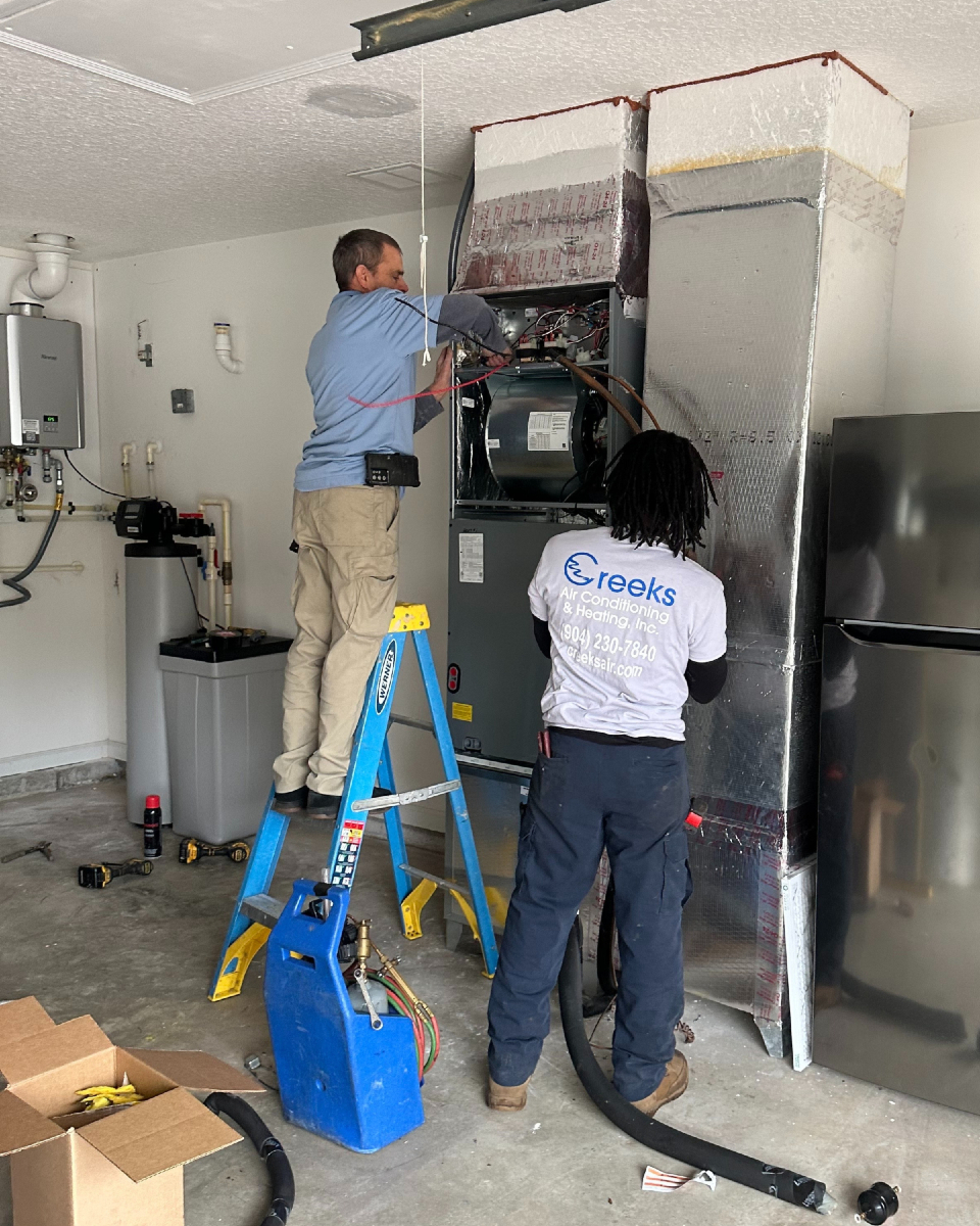 Trust Creeks Air Conditioning & Heating to provide meticulous service, ensuring your HVAC system runs smoothly.