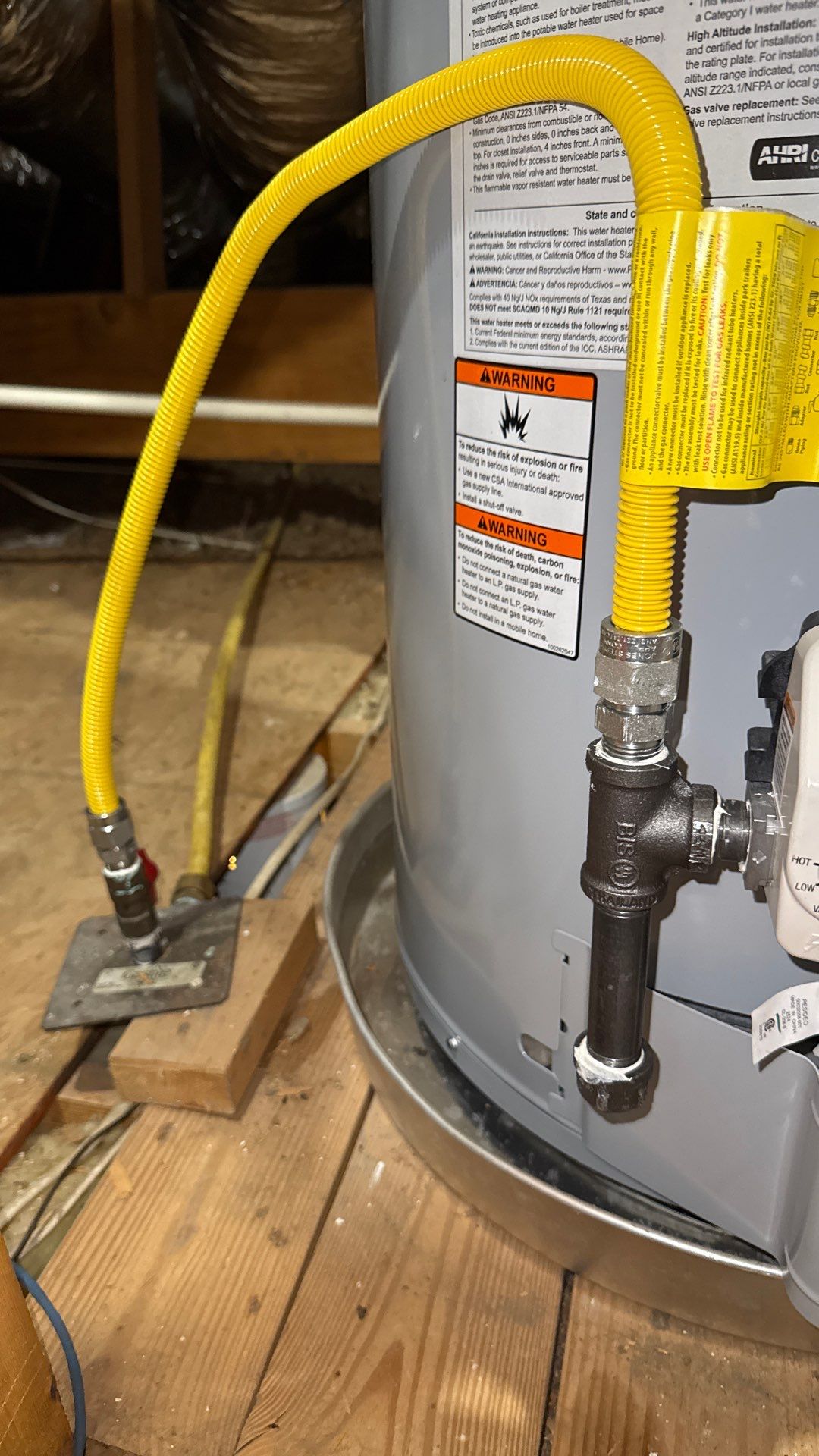 Experience professional plumbing services with Milestone Electric, A/C, & Plumbing, ensuring quality and safety for every water heater installation.