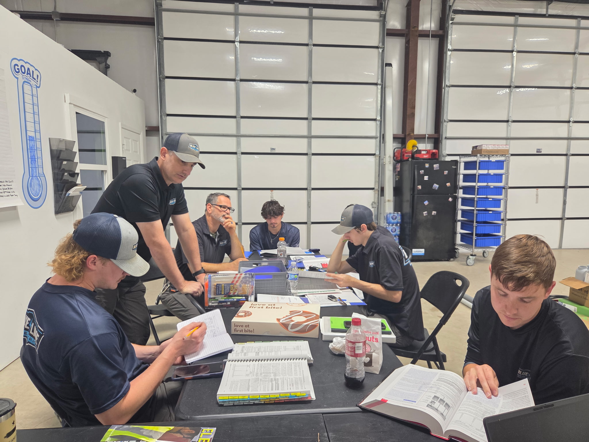 Blue Line Electric teams prioritize thorough training and teamwork to deliver reliable, professional service customers can trust.