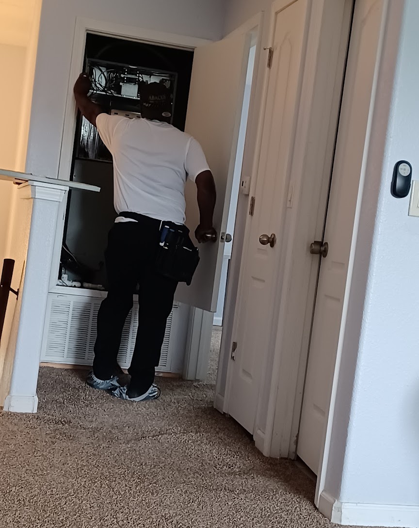 Experienced technicians from Abacus Plumbing, Air Conditioning, & Electrical arrive prepared and professional to quickly diagnose and fix your home system.