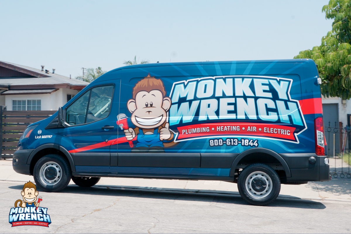 Monkey Wrench: Reliable Plumbing, Heating, Air, and Electric services right at your doorstep! Call us at 800-613-1844.
