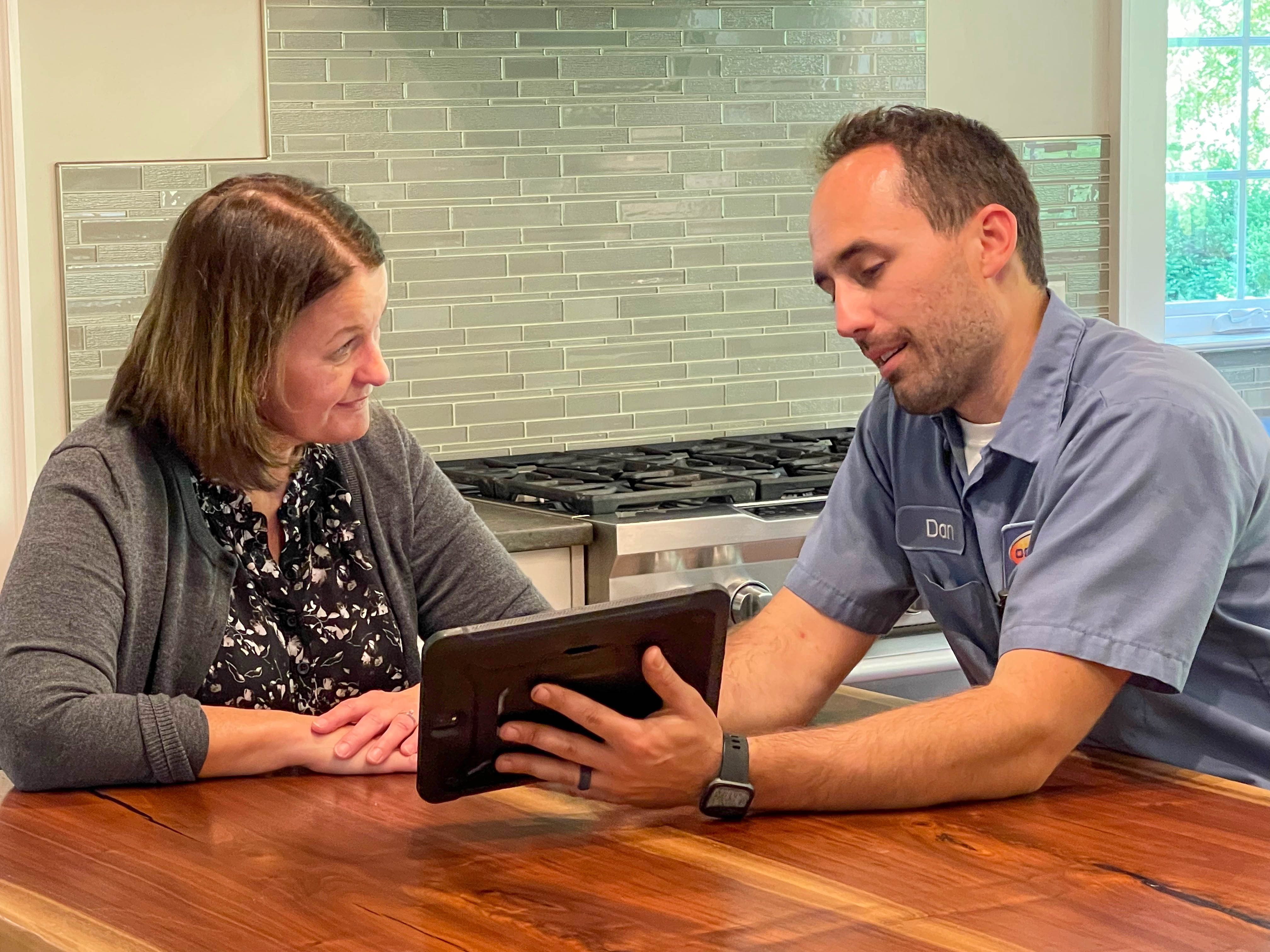Enhancing your home experience with Ostrom Electrical Plumbing Heating & Air Conditioning, where customer service and professionalism meet.