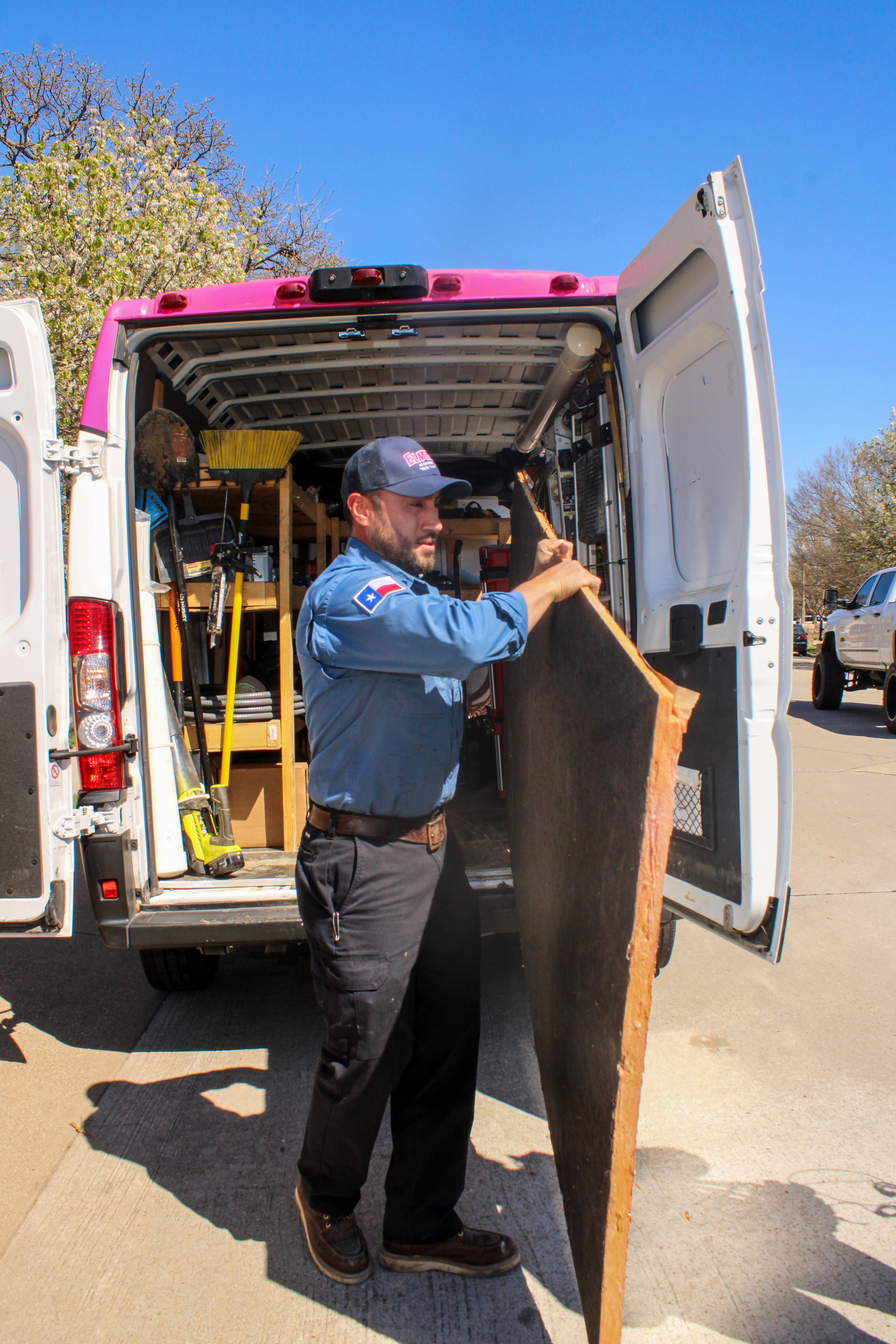 Professional and ready, Elmer's Home Services delivers quality you can rely on.