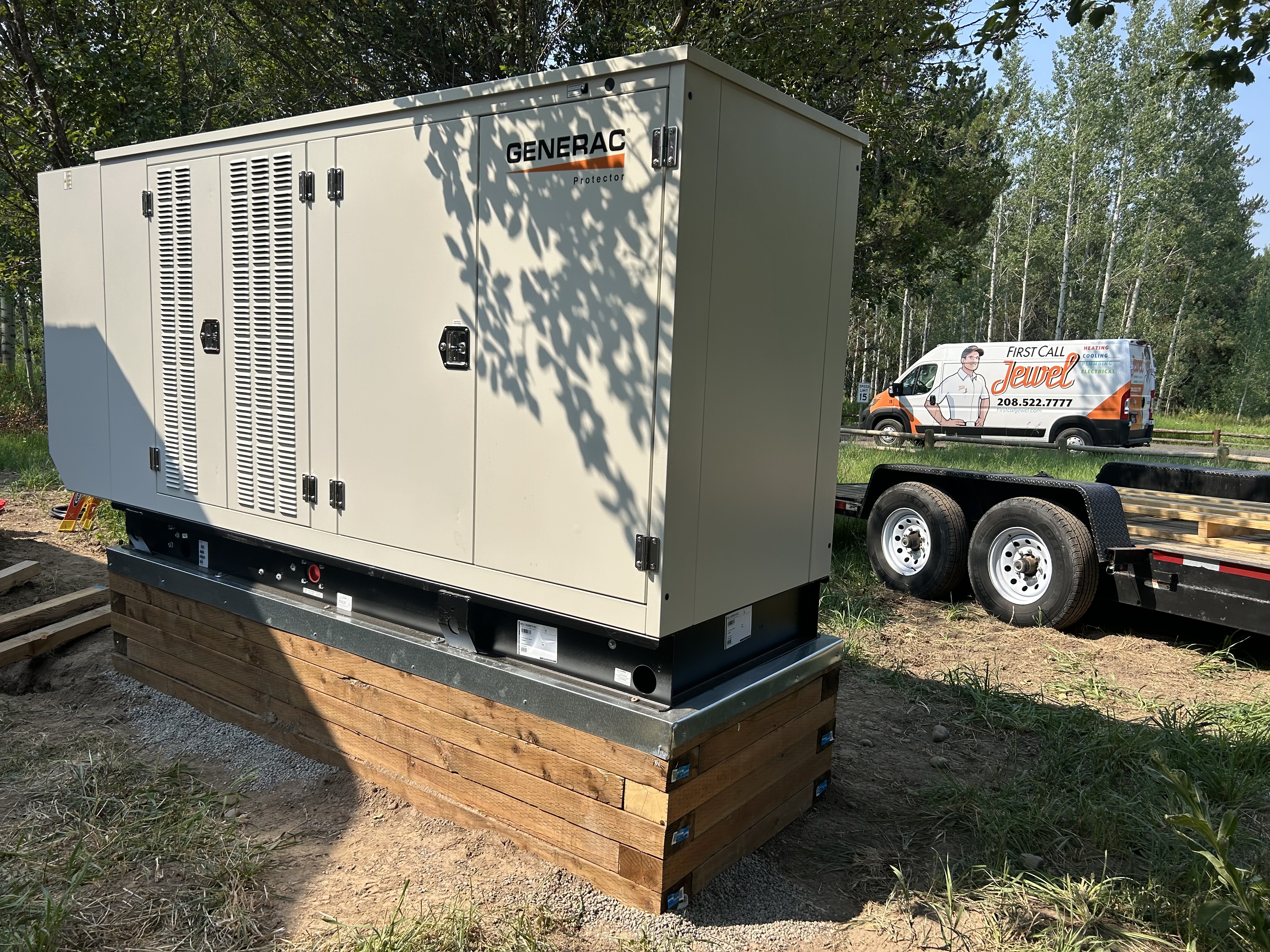 Power your needs with First Call Jewel – dependable and professional generator installation wherever you need it!