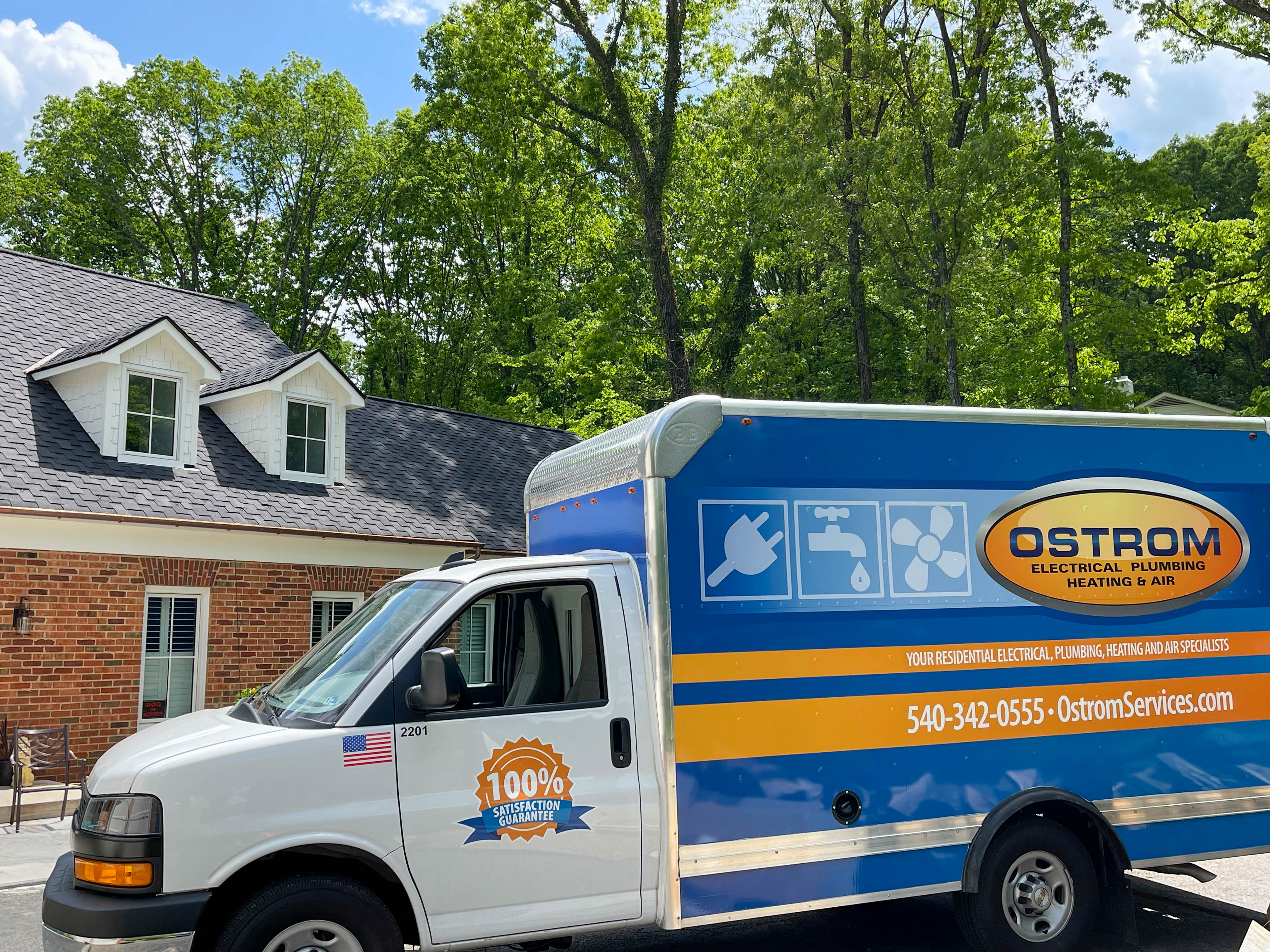 Trust Ostrom Electrical Plumbing Heating & Air Conditioning for your home needs, with 100% satisfaction guaranteed. Call us today!