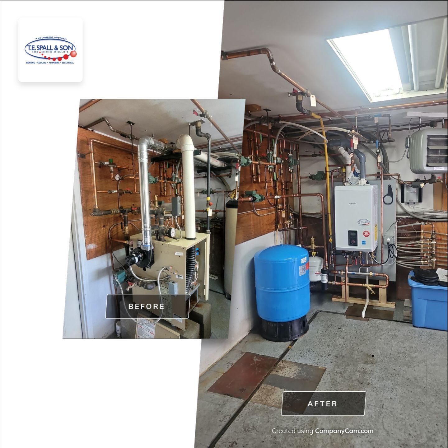 Discover superior HVAC installations with T.E. Spall & Son - where quality and professionalism meet innovation in every project.