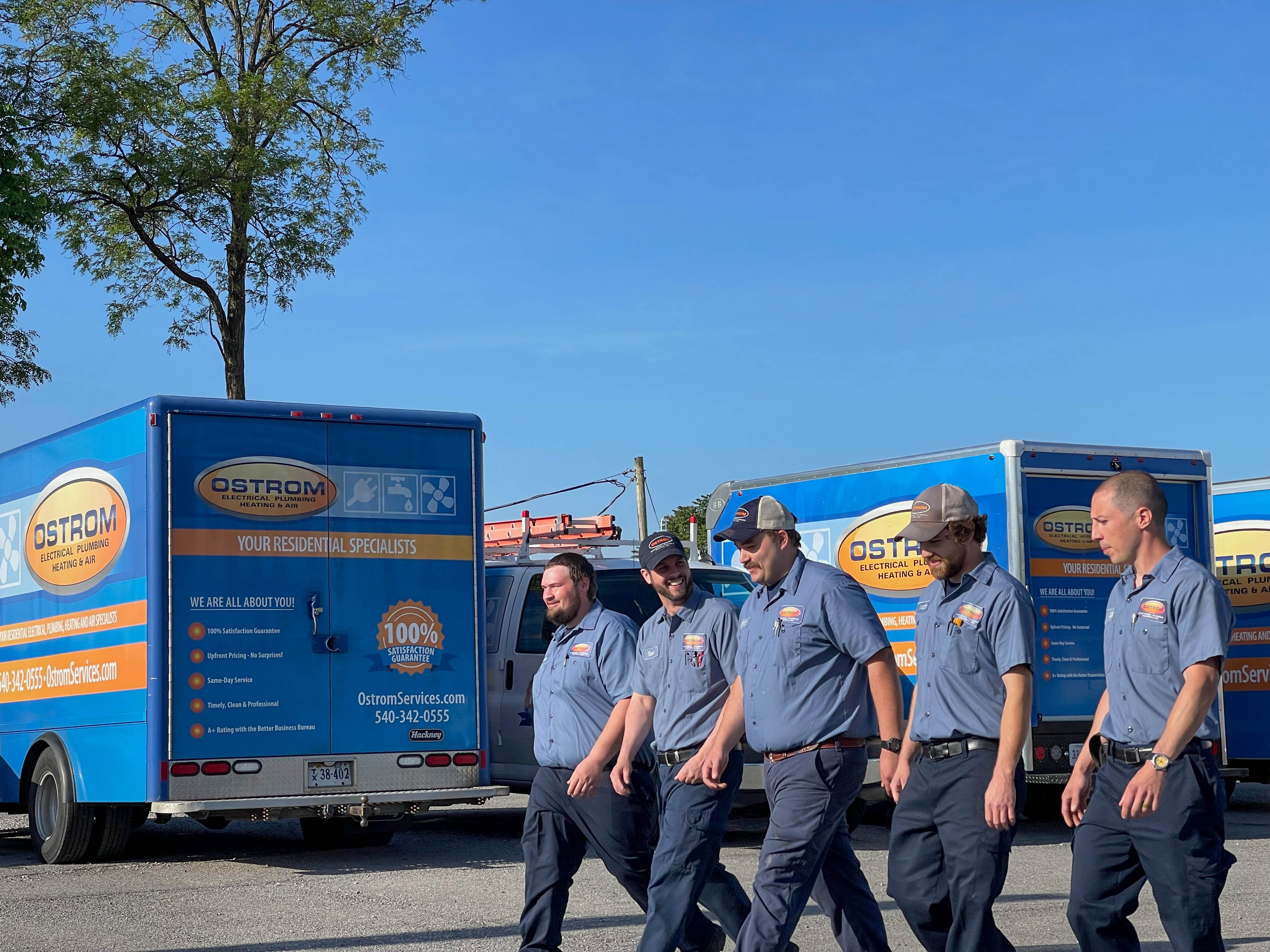 Trust Ostrom Electrical Plumbing Heating & Air for expert, reliable service with a smile!