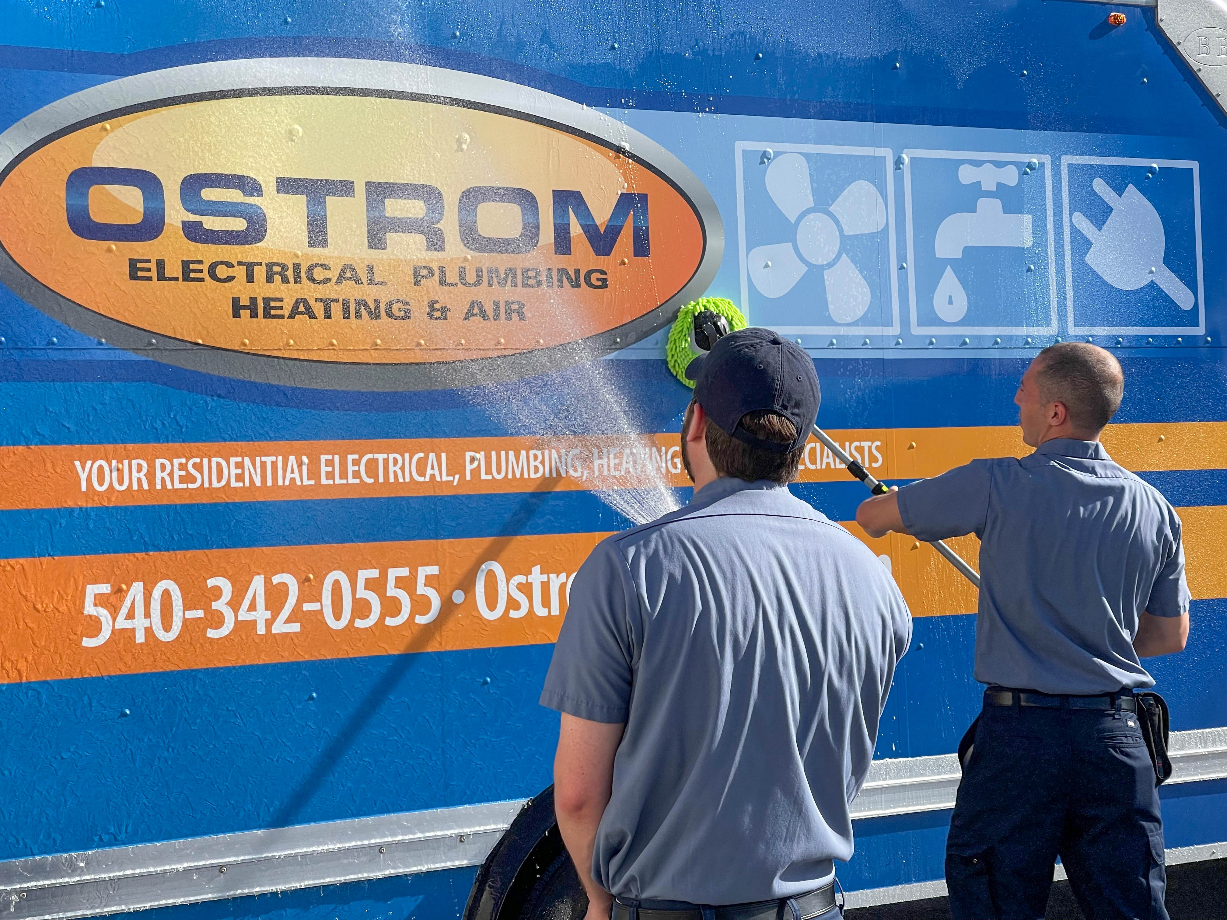 Experience top-notch service with Ostrom Electrical Plumbing Heating & Air Conditioning—a name you can trust for all your HVAC and electrical needs!