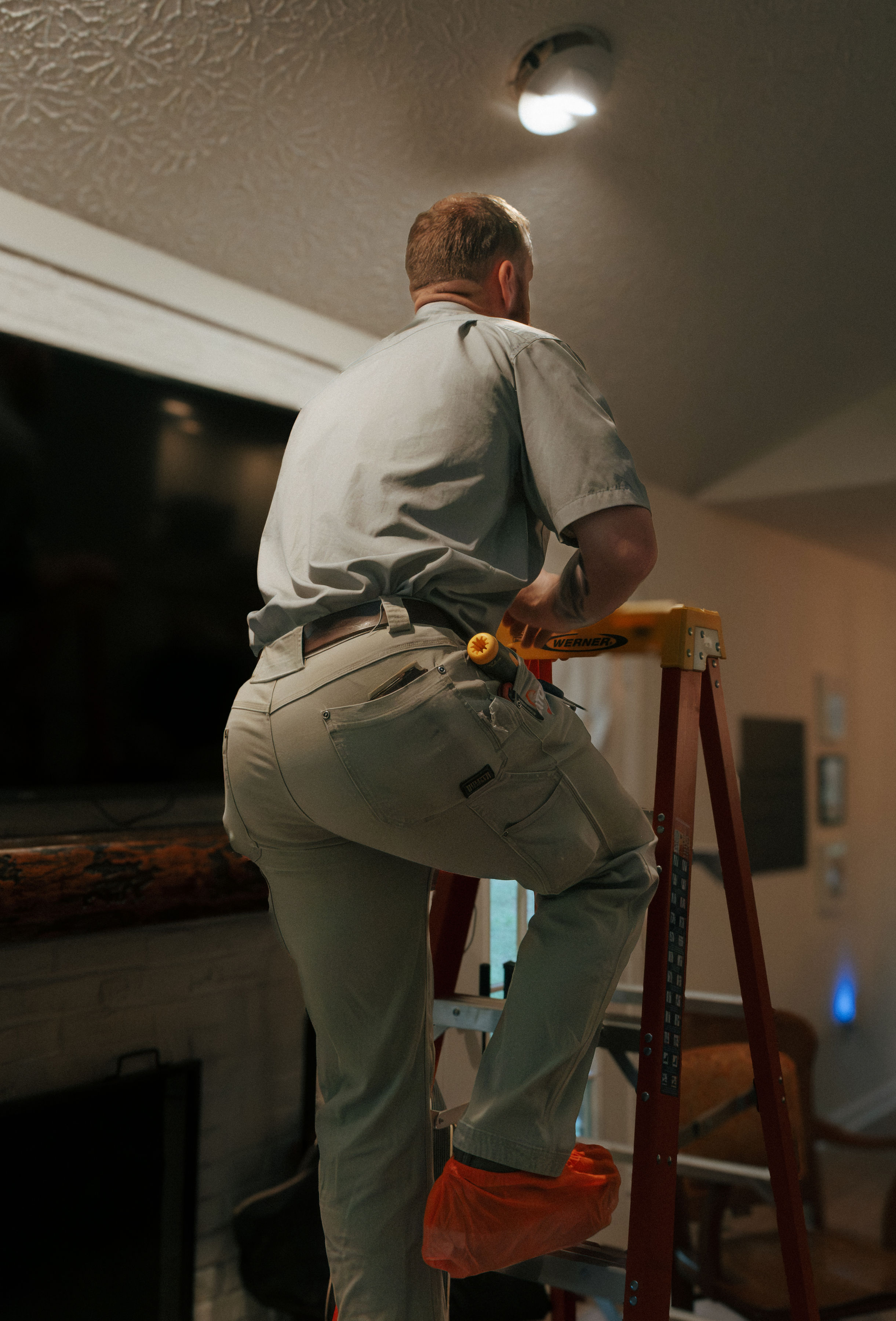 Experience the unparalleled professionalism of Atomic Electric Service Inc., where every light installation shines with precision and care.