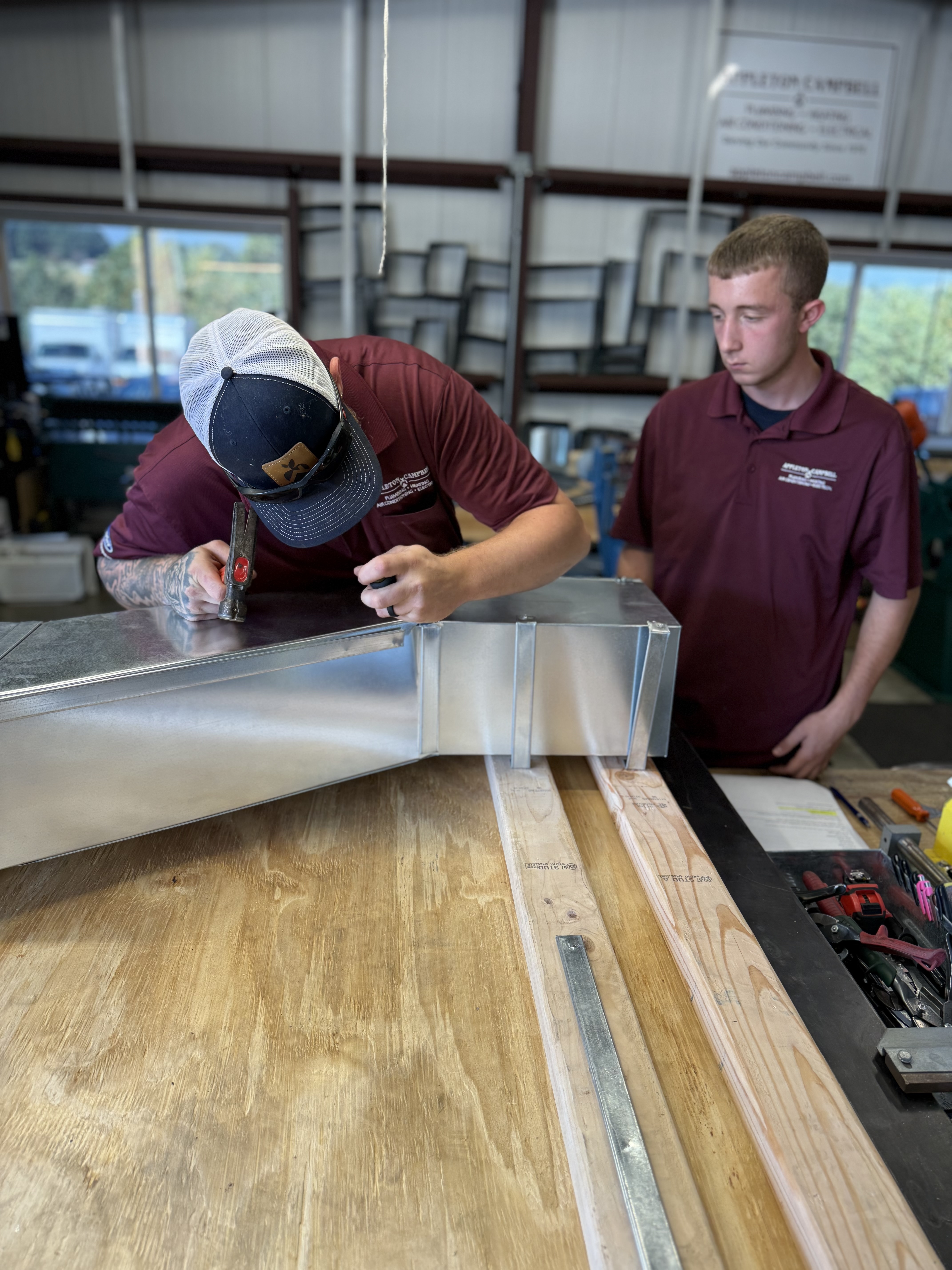 Expert craftsmanship meets professionalism at Appleton Campbell for your HVAC needs.