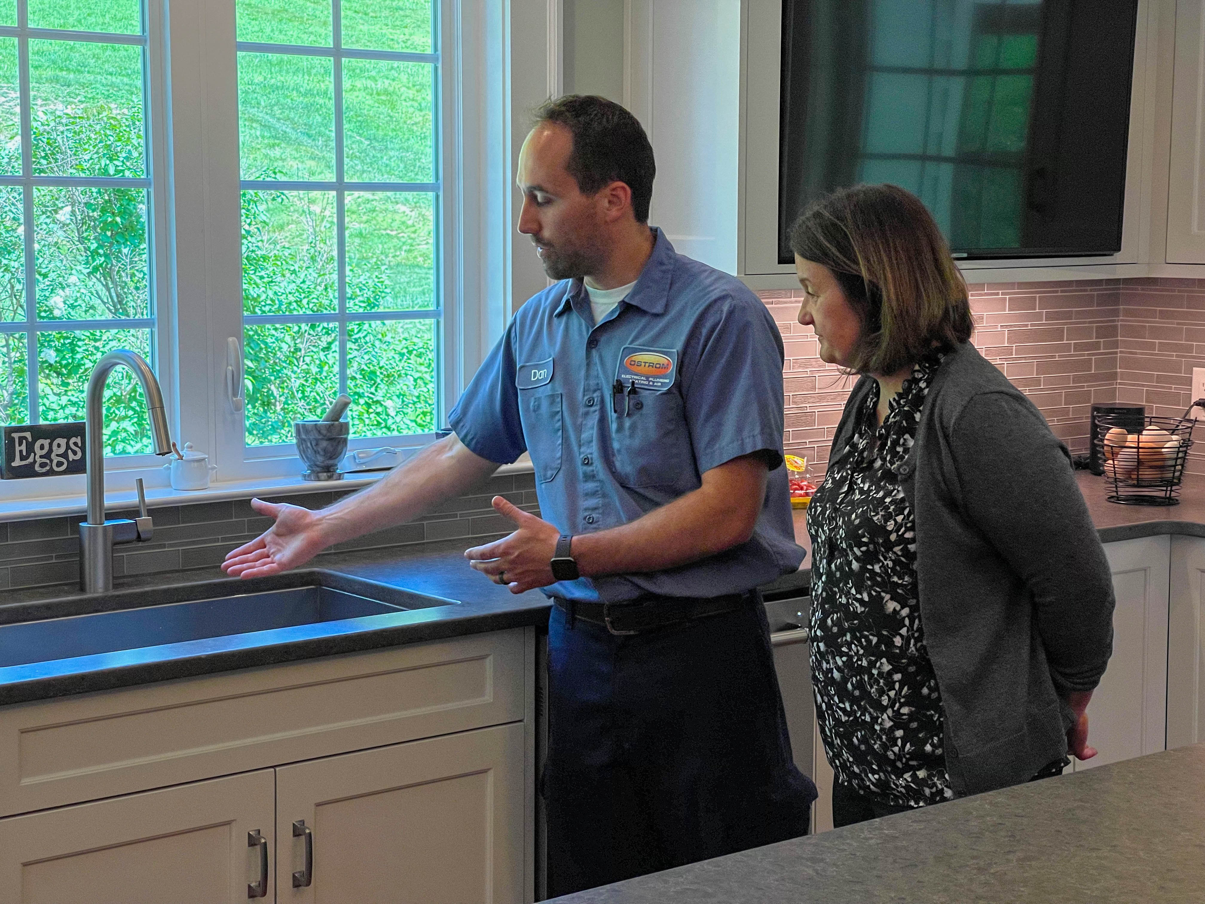 Experience top-notch plumbing service with Ostrom Electrical Plumbing Heating & Air Conditioning, where quality meets customer care.