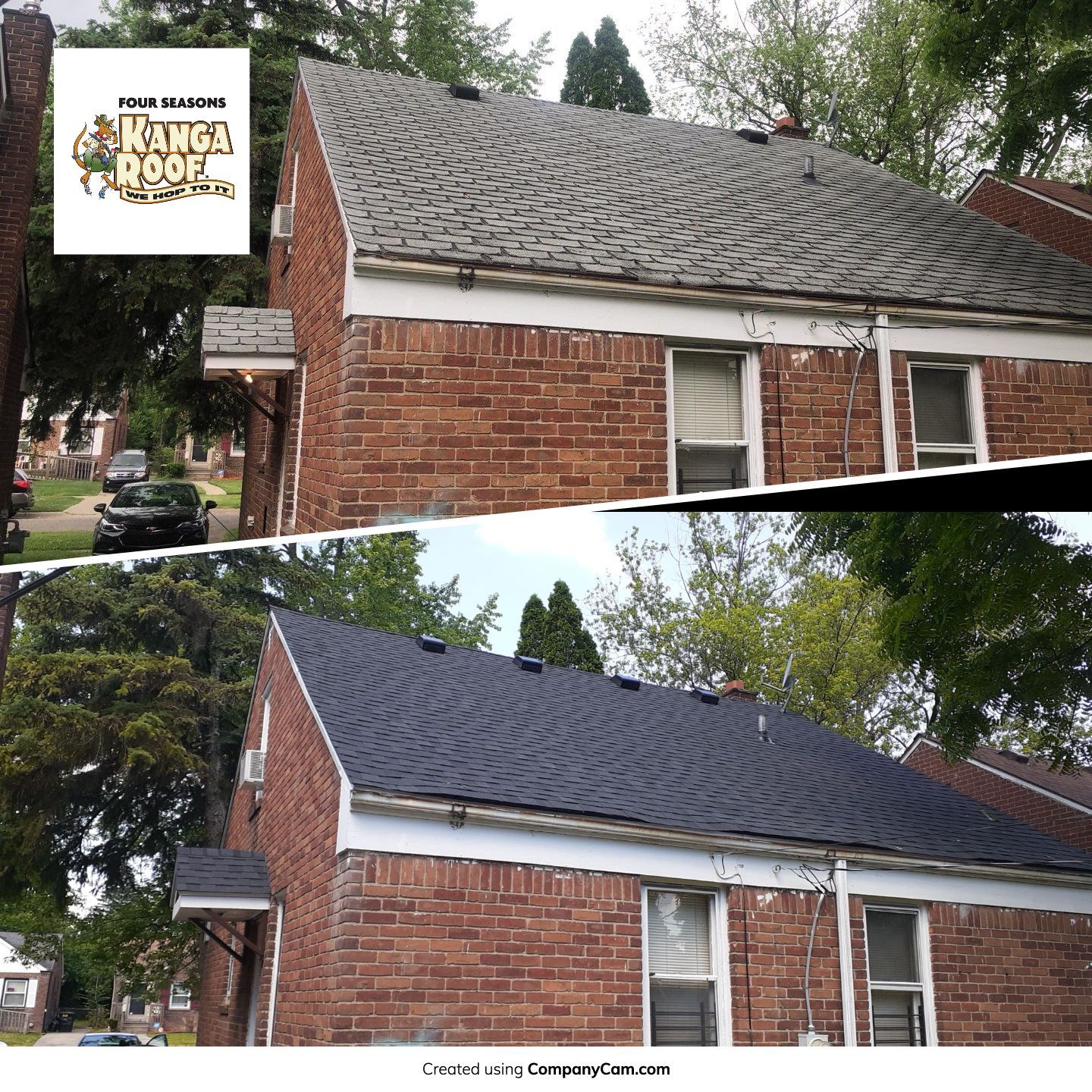 Transform your home with Four Seasons Kanga Roof's expert roof replacement services, showcasing quality and professionalism. We hop to it!