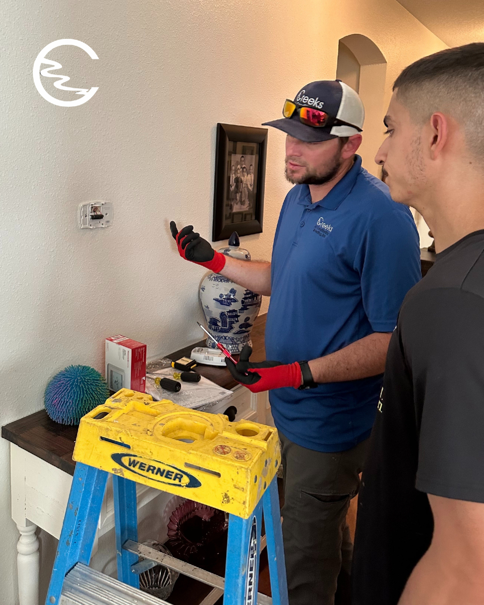 Trust Creeks Air Conditioning & Heating for expert thermostat installation and a commitment to quality service.