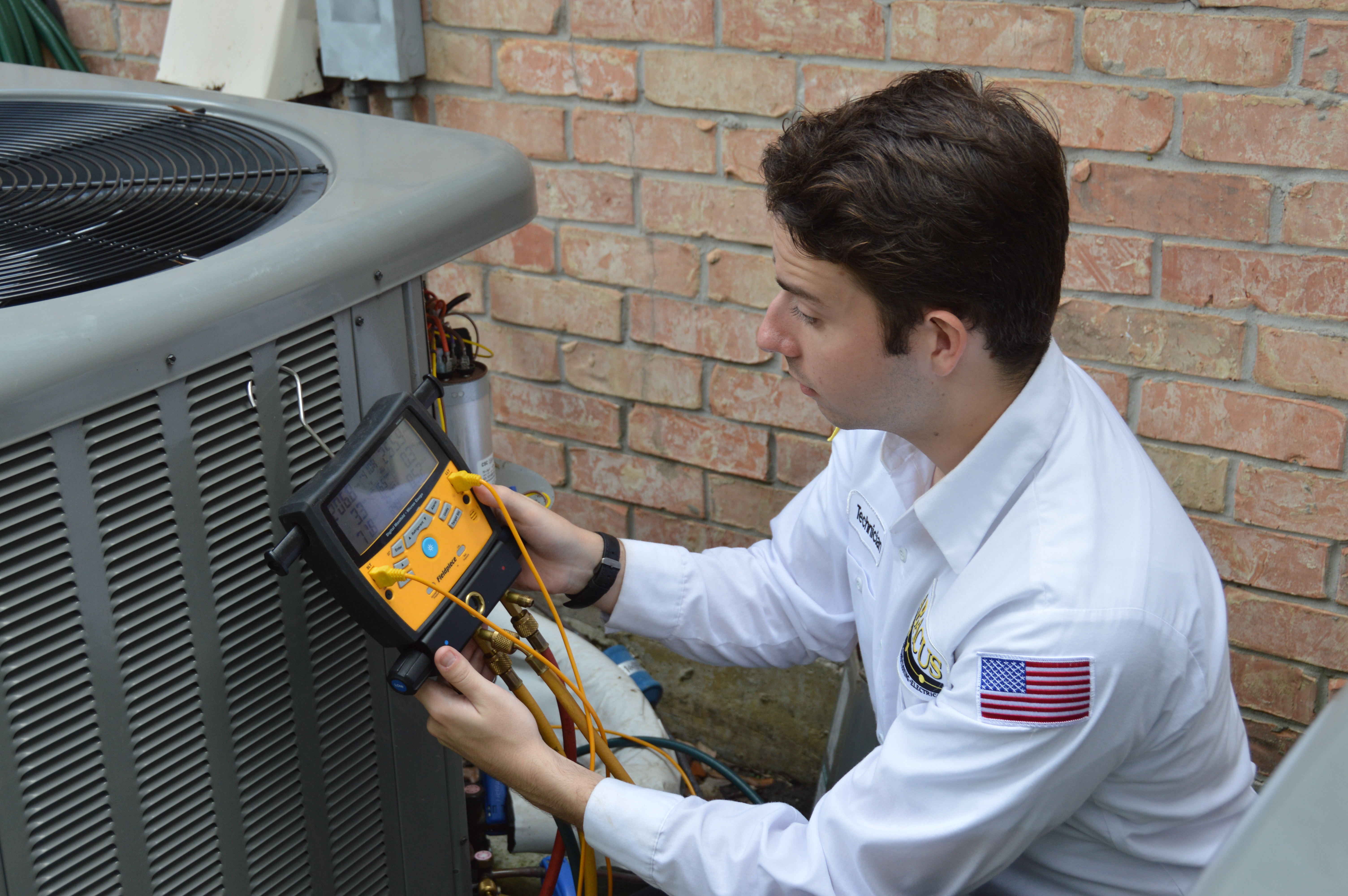 Skilled technicians from Abacus Plumbing, Air Conditioning, & Electrical deliver thorough on-site HVAC diagnostics to ensure reliable, long-lasting comfort.