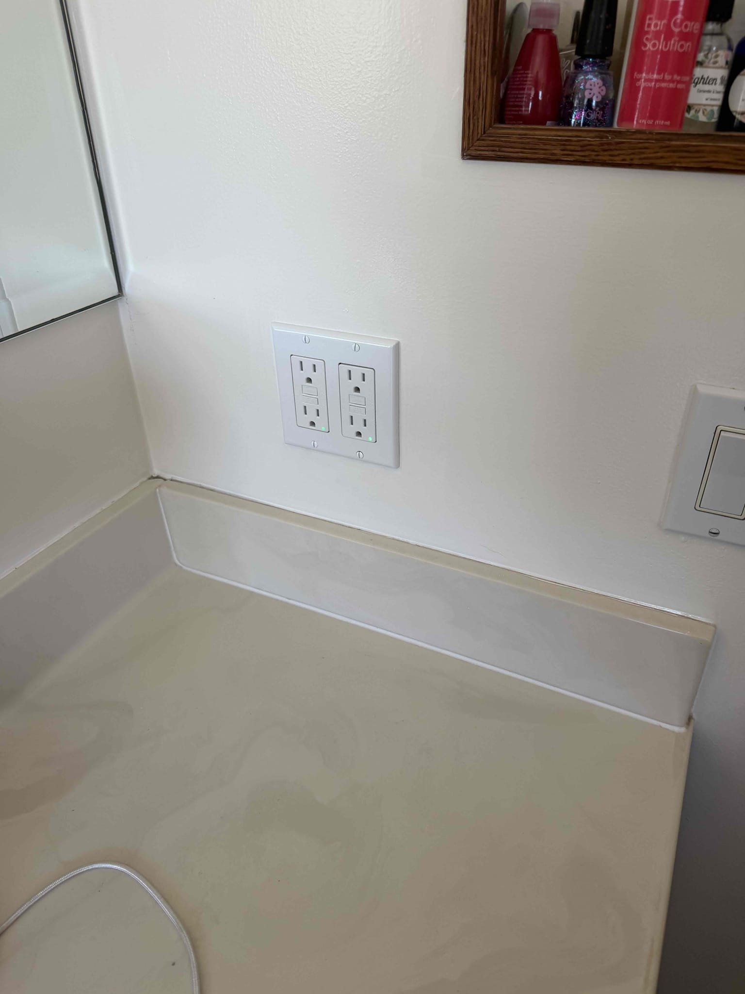 Powell Electric installs safe, code-compliant GFCI outlets for bathroom spaces, giving homeowners dependable protection and peace of mind.