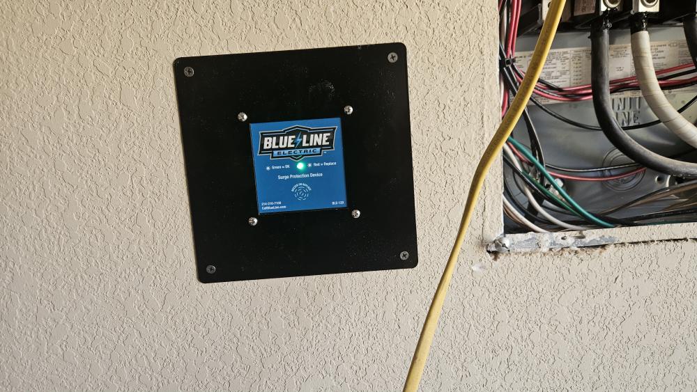 Protect your home with Blue Line Electric's top-notch surge protection solutions.