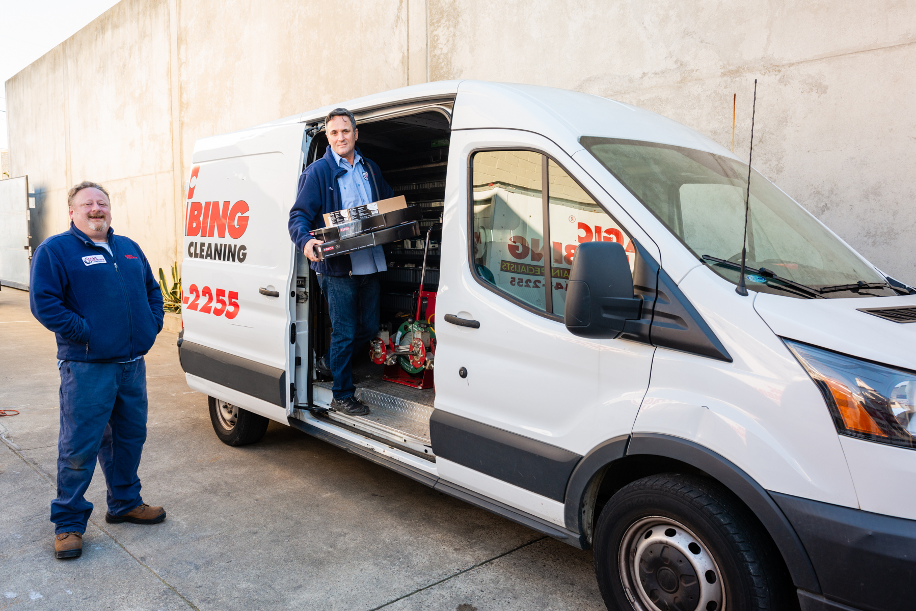 Friendly, professional technicians arrive ready to solve plumbing issues with confidence, showcasing Magic Plumbing Heating & Cooling's dependable service.
