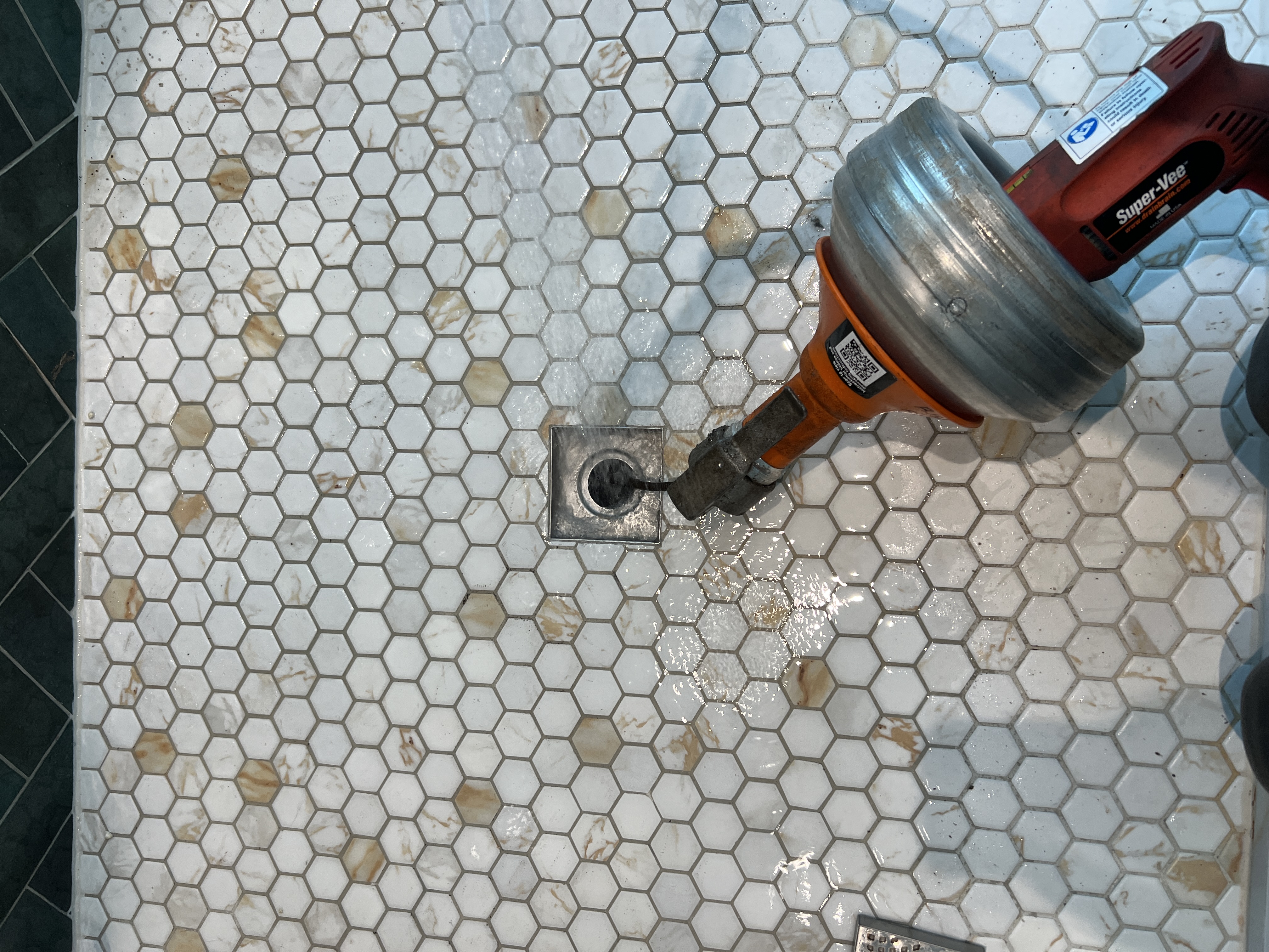 Skilled technicians at Rise Plumbing Systems quickly and carefully clear shower drains, protecting tile surfaces while restoring proper flow.