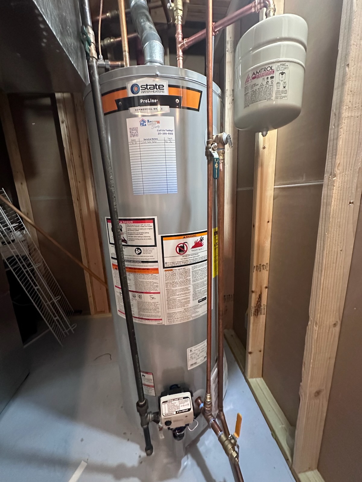 Experience the reliable and professional water heater installation with Lanz Plumbing, Heating & Cooling, Inc.