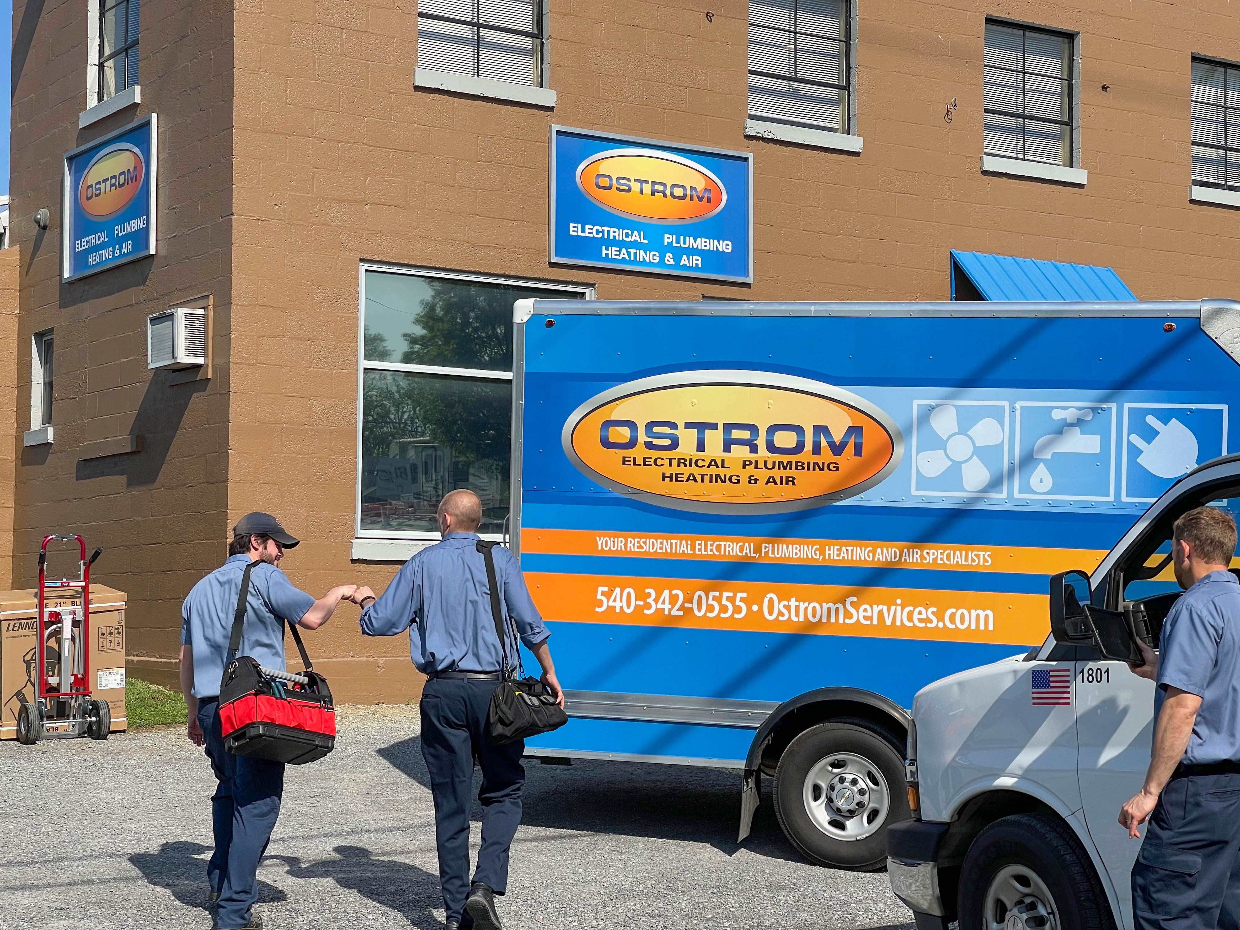 Experience top-tier service with Ostrom Electrical Plumbing Heating & Air Conditioning—your trusted specialists in providing quality and customer-focused solutions.