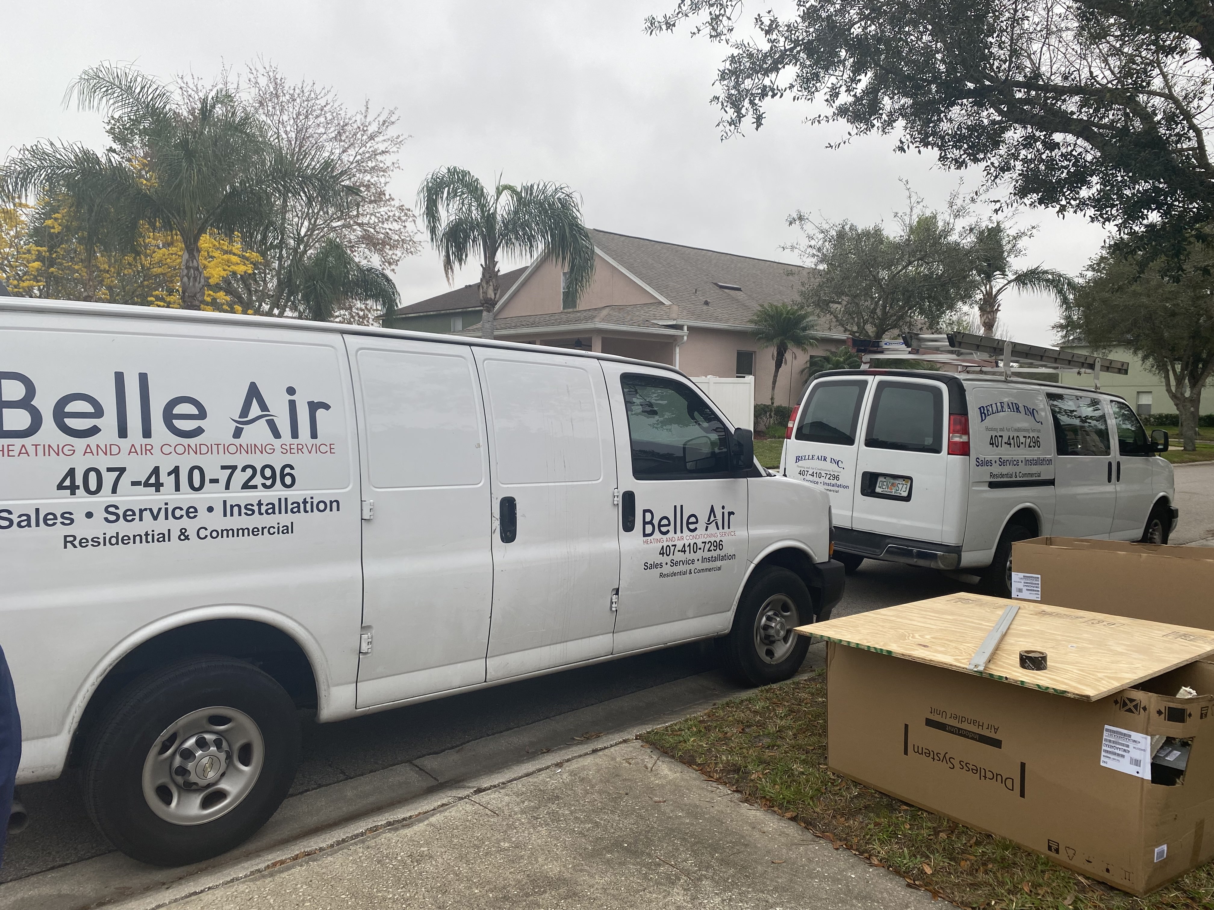 Belle Air brings expert heating and air conditioning service right to your neighborhood, ensuring quality with every installation.