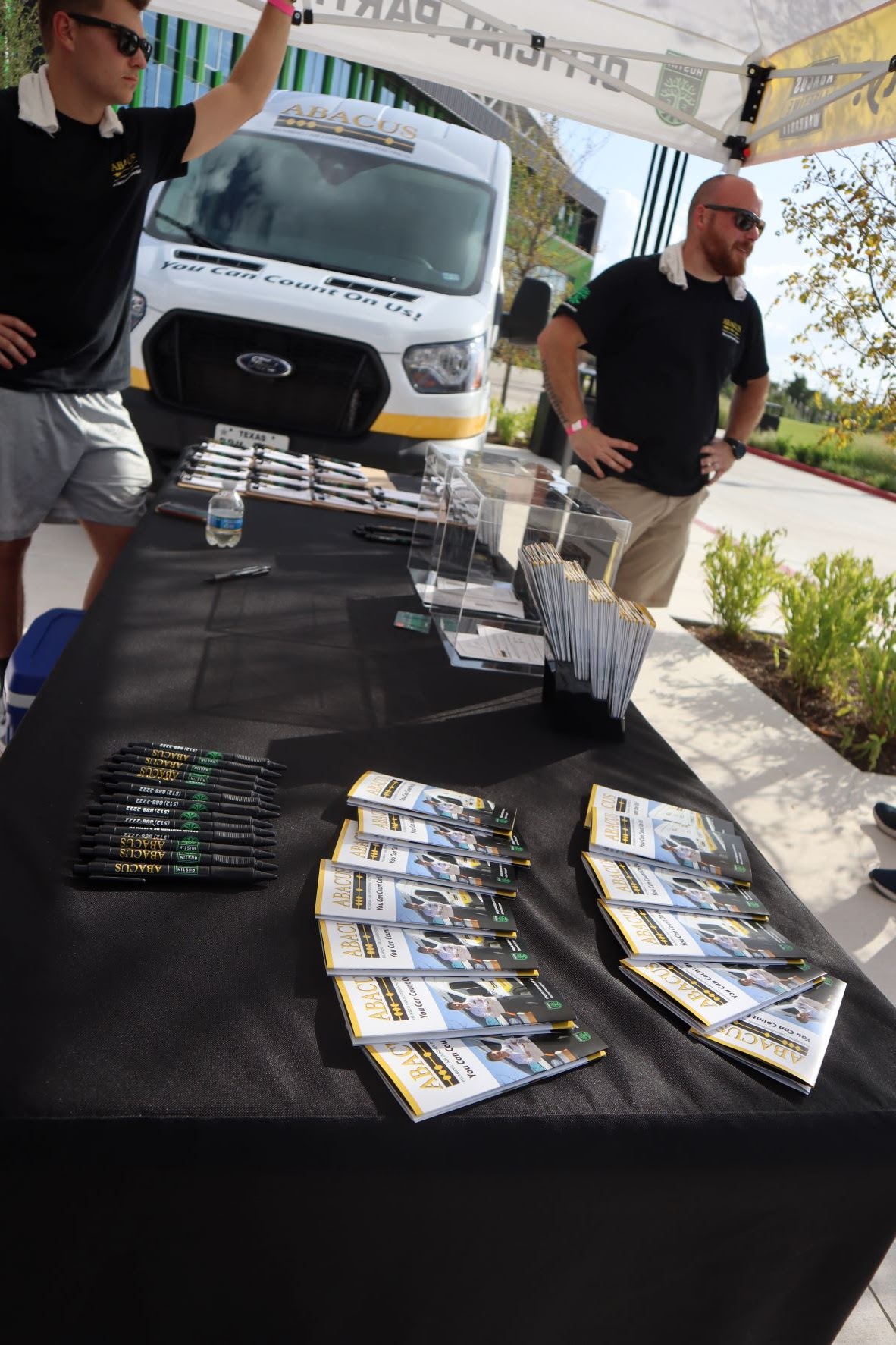 Friendly, professional team members from Abacus Plumbing, Air Conditioning, & Electrical showcase reliable service and community-focused support.