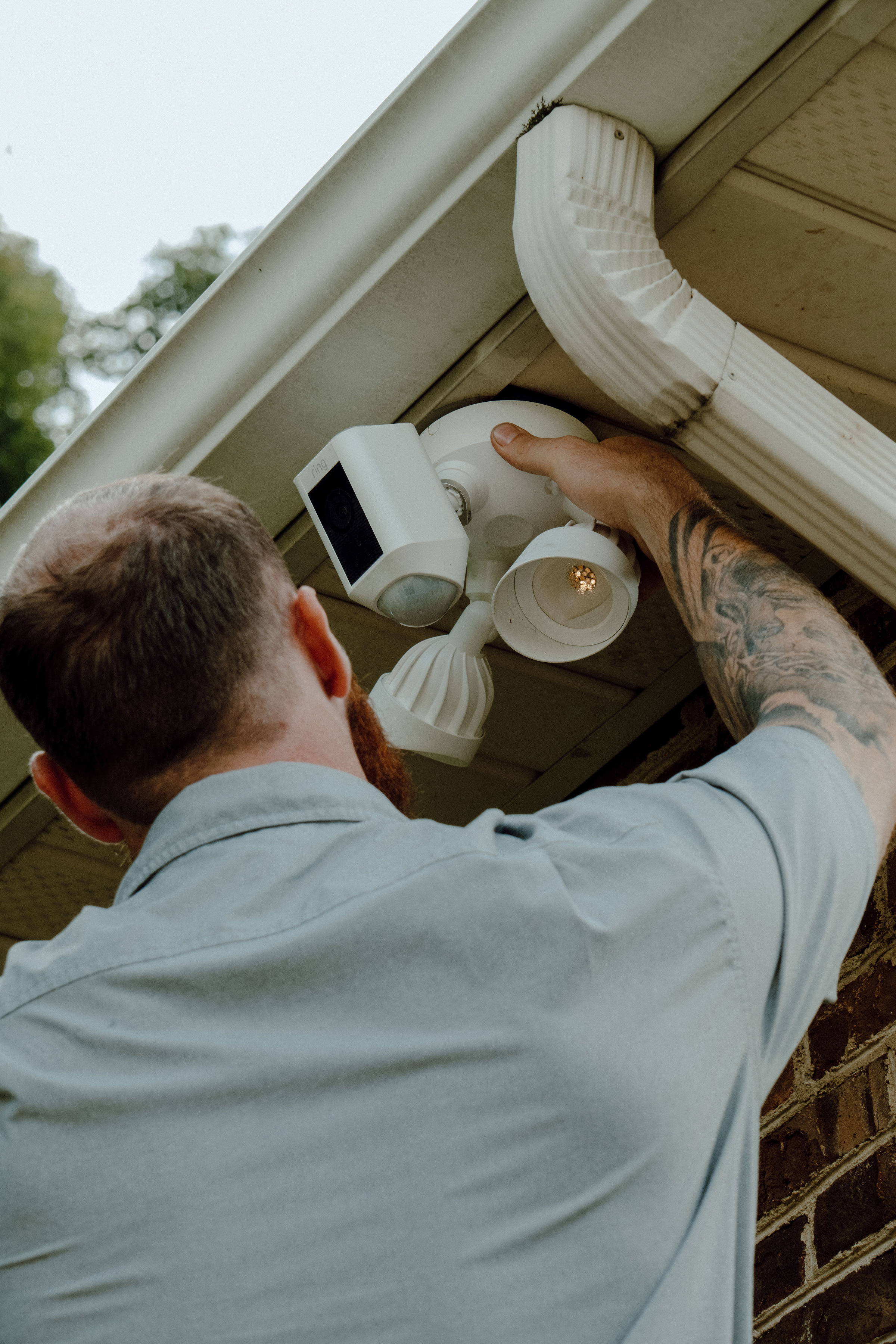 Enhance your home's security with expert installations from Atomic Electric Service Inc., ensuring peace of mind through quality work.