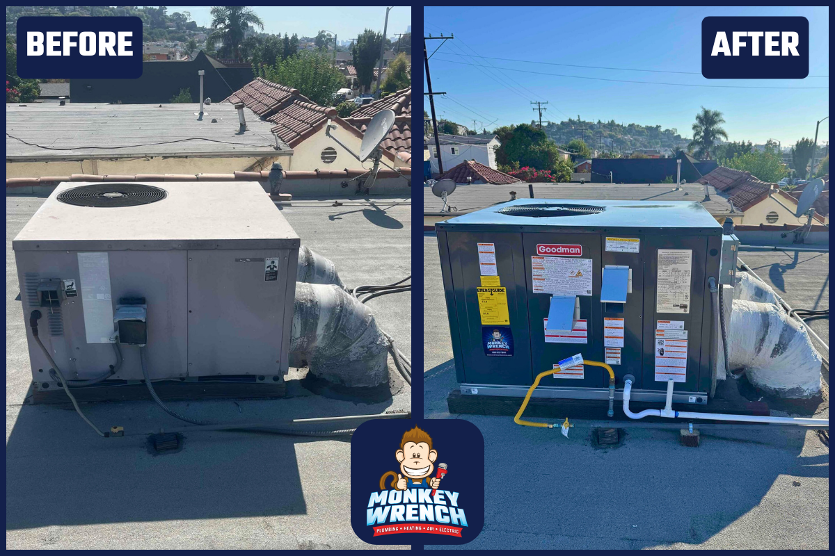 Experience top-notch HVAC upgrades with Monkey Wrench Plumbing, Heating, Air & Electric for excellent service and lasting performance.