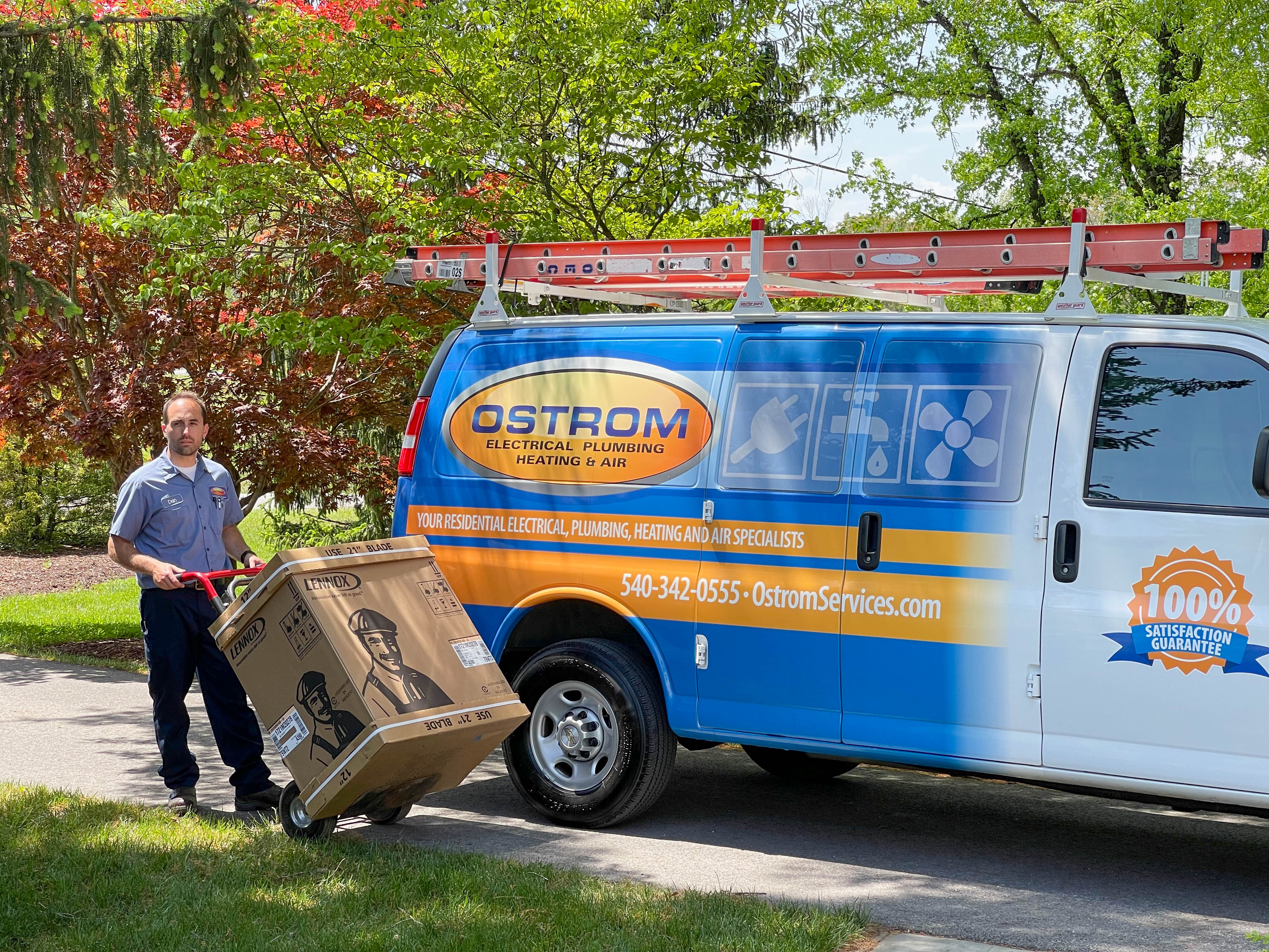 Experience top-notch HVAC, plumbing, and electrical services with Ostrom Electrical Plumbing Heating & Air Conditioning - your satisfaction is our guarantee!