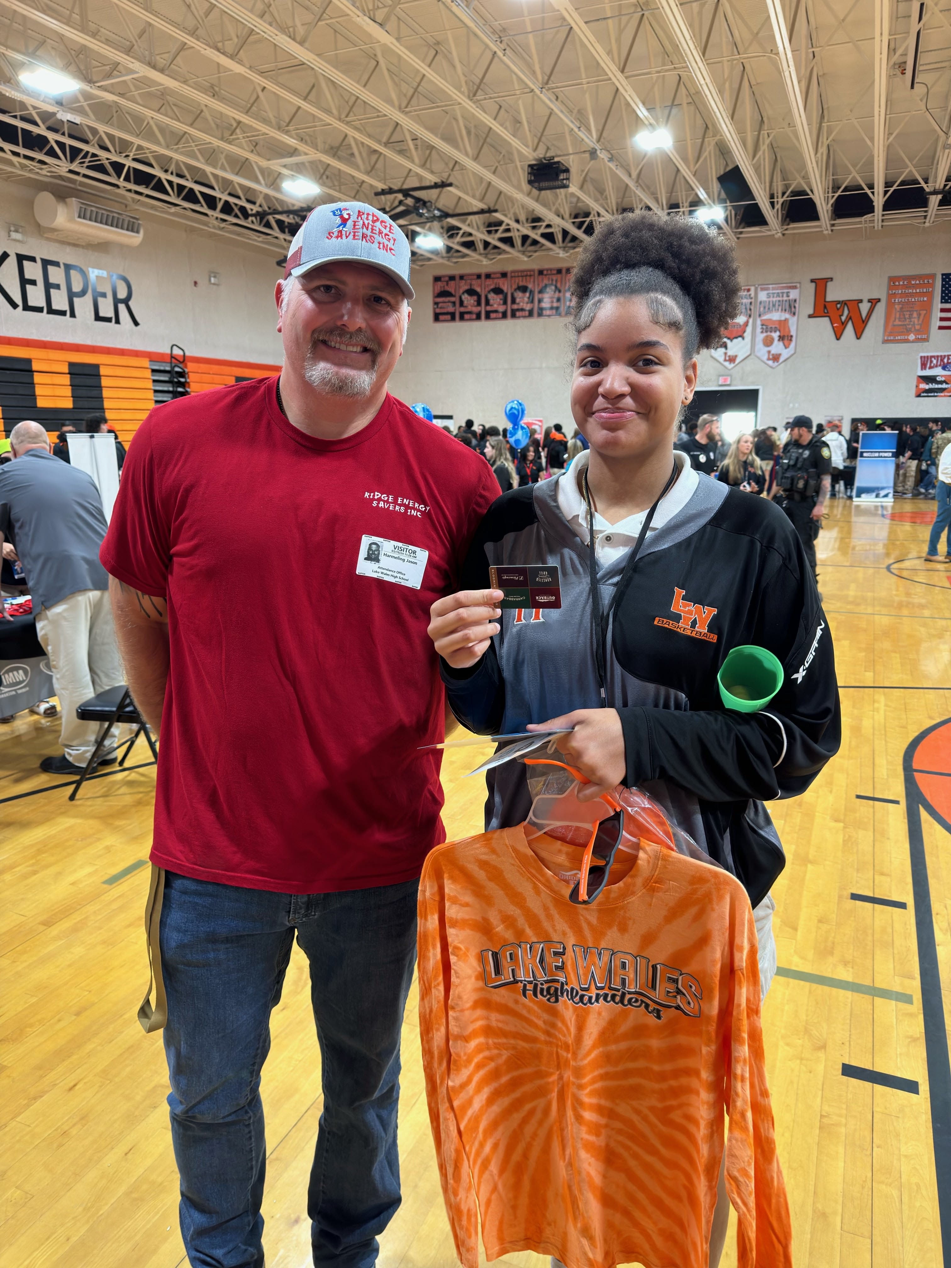 At Ridge Energy Savers Inc. Heating & Air Conditioning, we're proud supporters of our local community, shown here at the Lake Wales High School event.