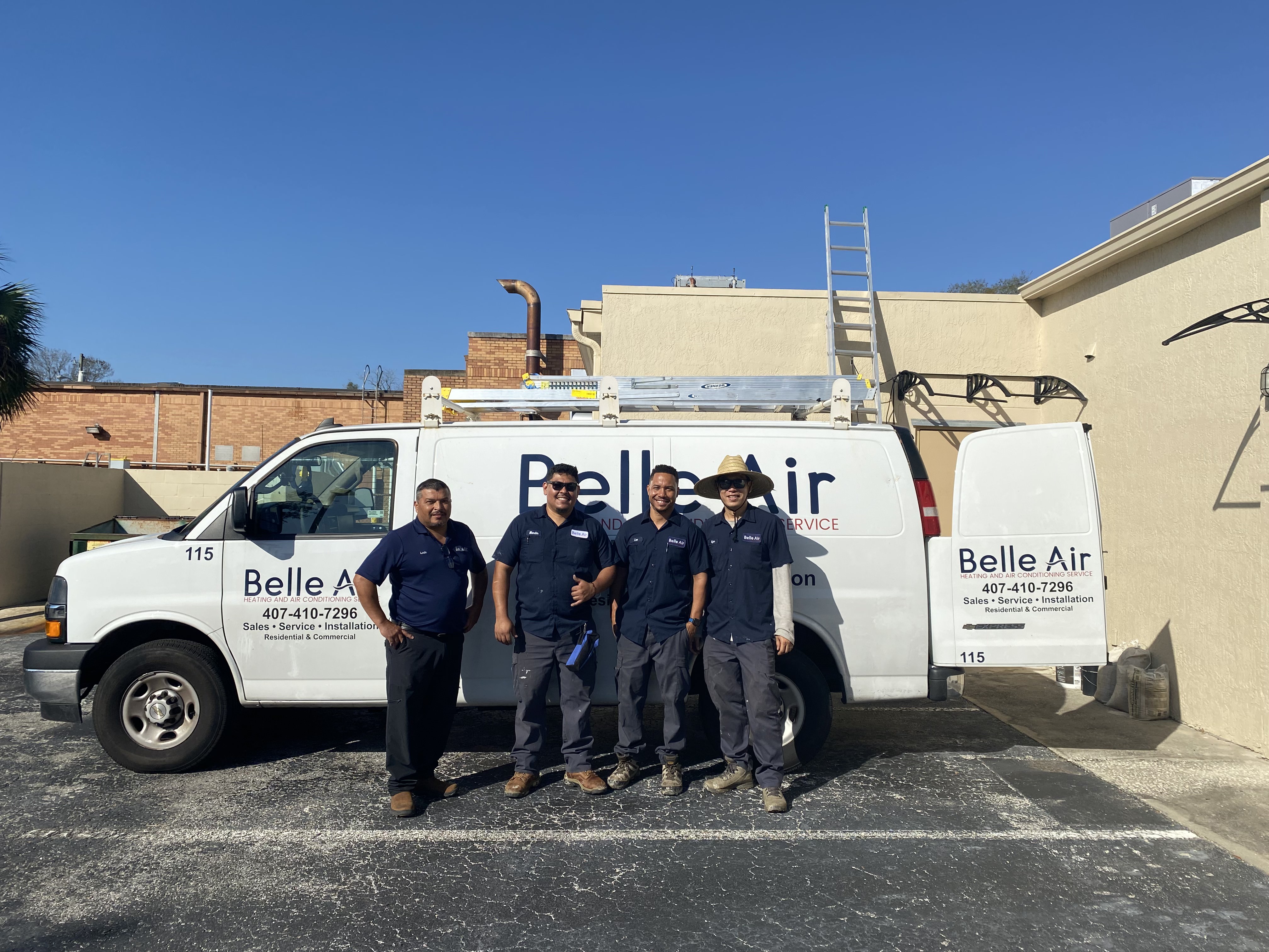 Experience top-quality service with Belle Air, where our team ensures your comfort with expert care.