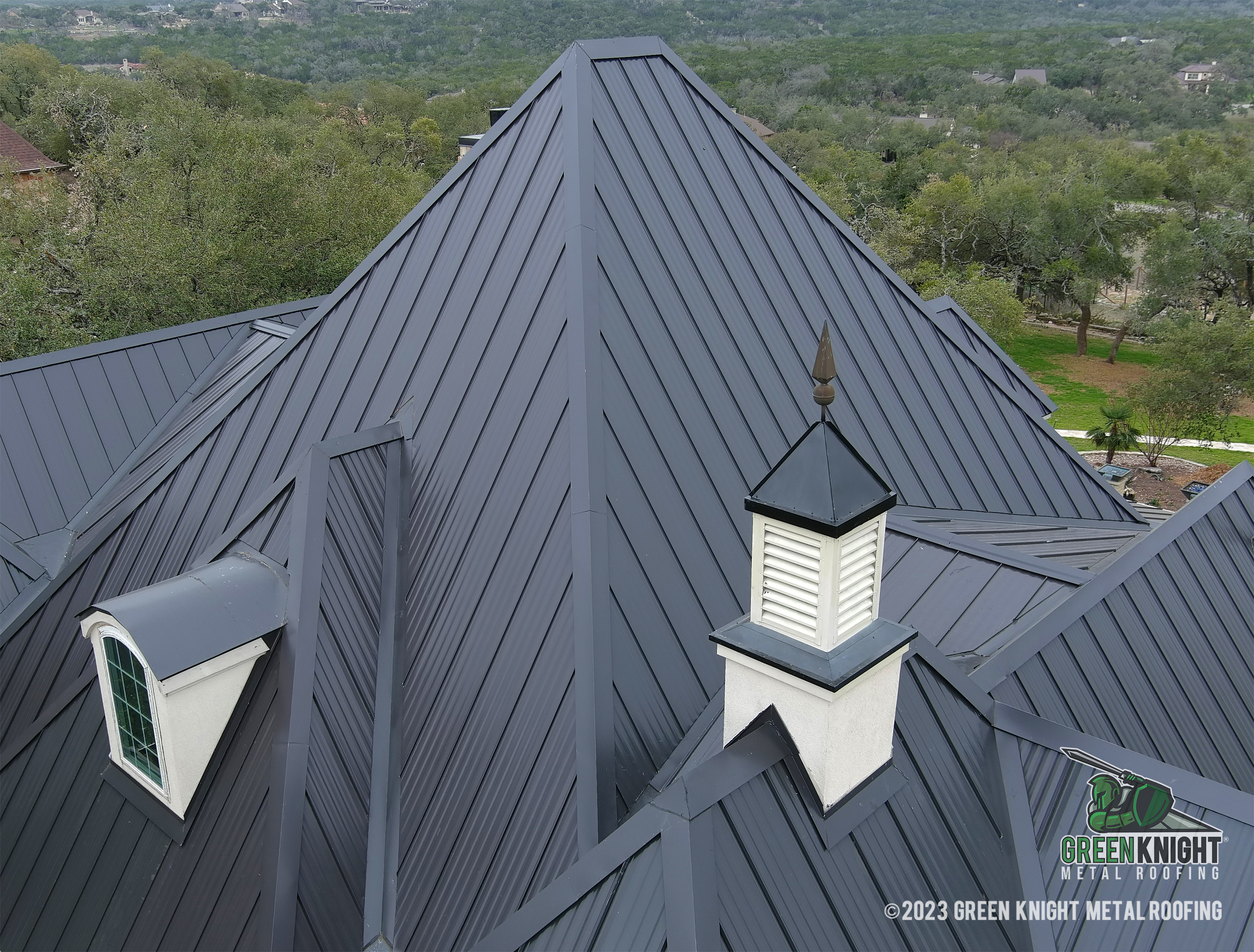 Experience the exceptional durability and elegance of Green Knight® Metal Roofing, crafted to transform your home with style.
