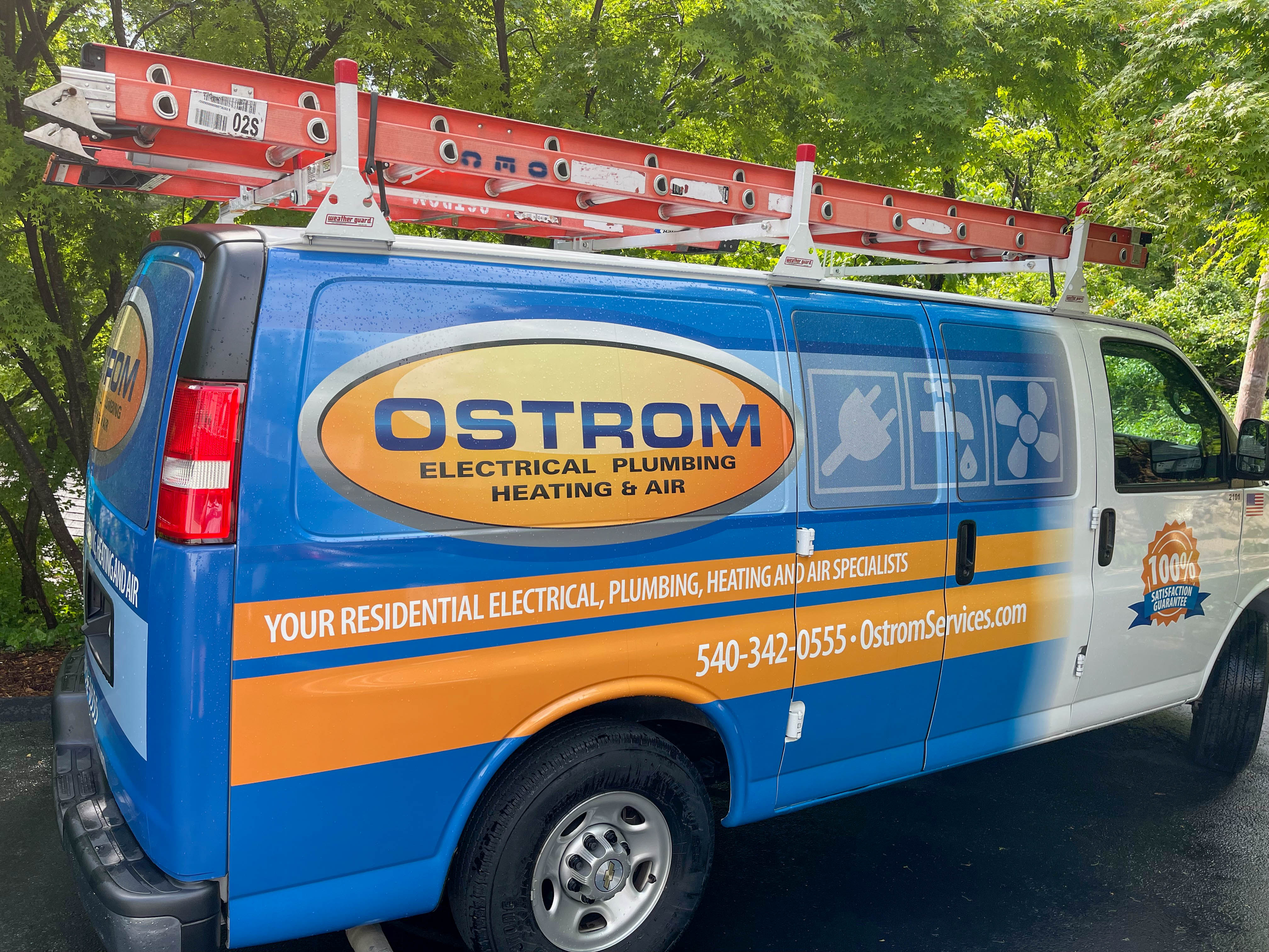 Experience top-notch service with Ostrom Electrical Plumbing Heating & Air Conditioning - your go-to specialists for all residential needs!