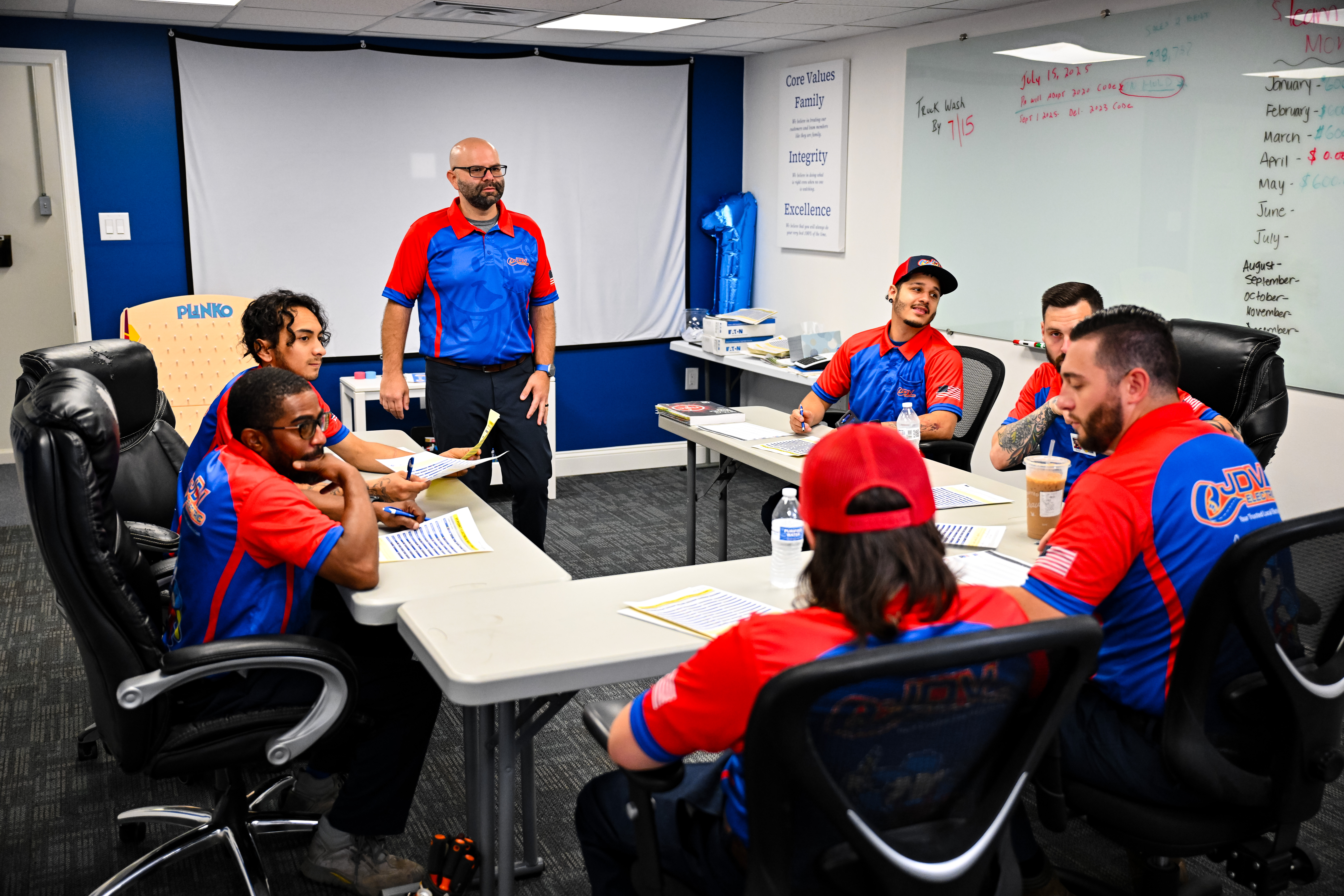 At JDV Electric, our team embodies professionalism and commitment, ensuring top-tier service and integrity in all we do.