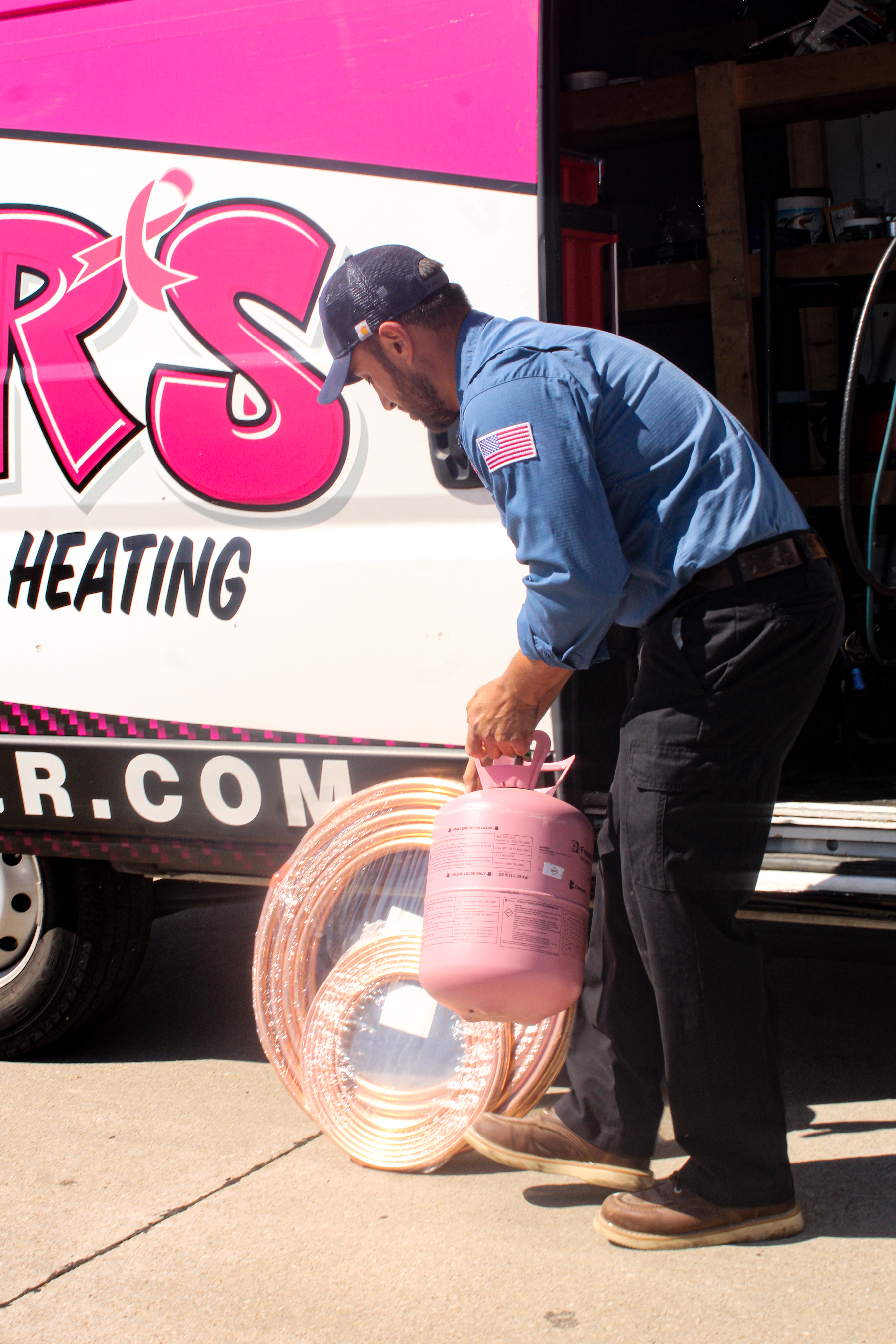 Experience quality HVAC service with Elmer's Home Services, where professionalism meets customer satisfaction.