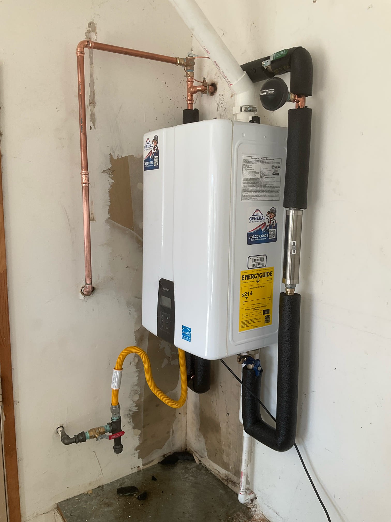 Upgrade to efficient and modern plumbing solutions with General Air Conditioning & Plumbing - ensuring professionalism and quality in every installation.