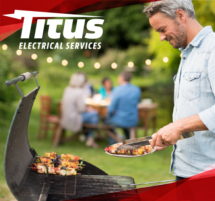 Experience seamless outdoor gatherings with Titus Electrical Services for all your electrical needs.