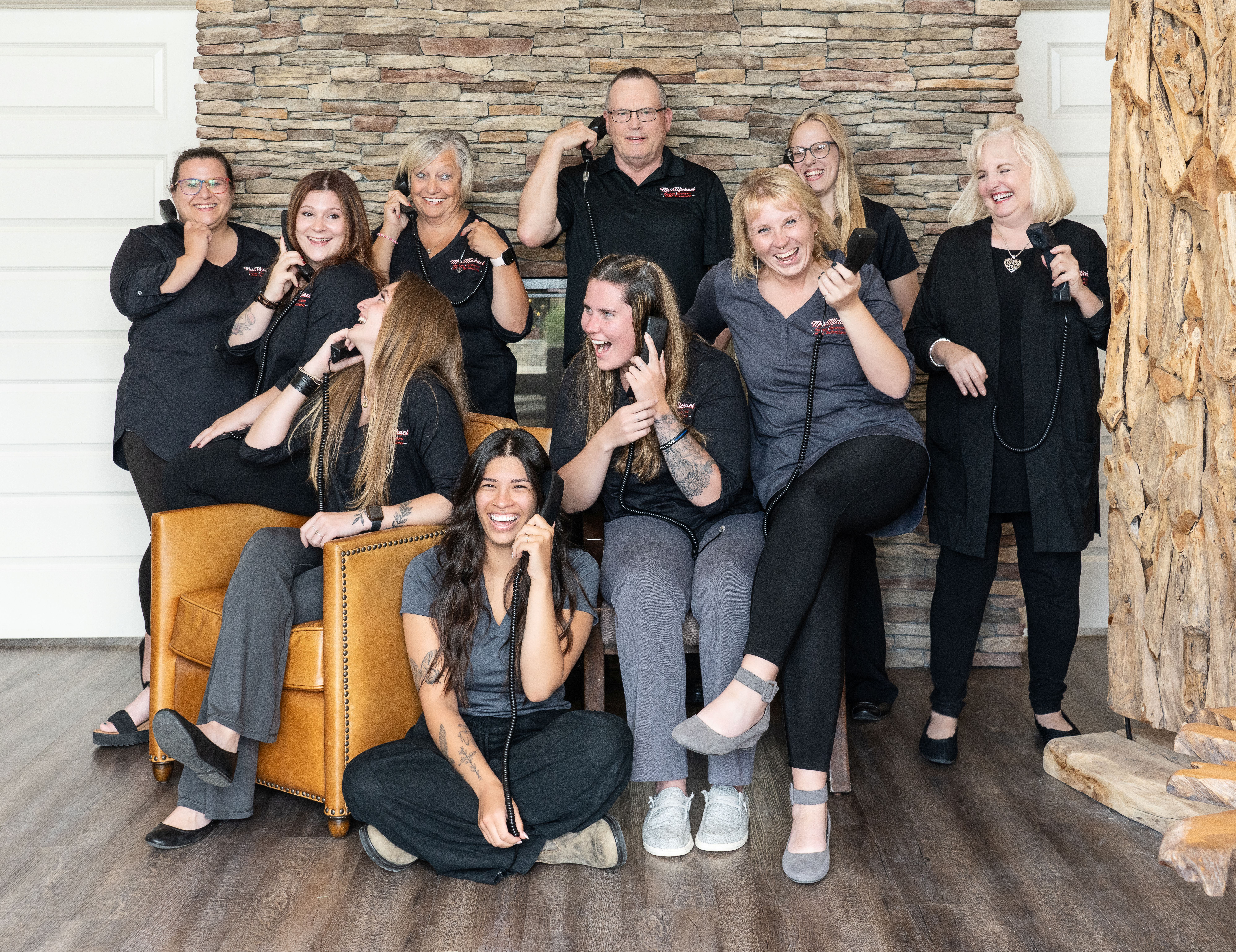 At Mrs. Michael Plumbers, Electricians, and HVAC Technicians, our team is ready to serve you with a smile, ensuring quality service and professionalism.
