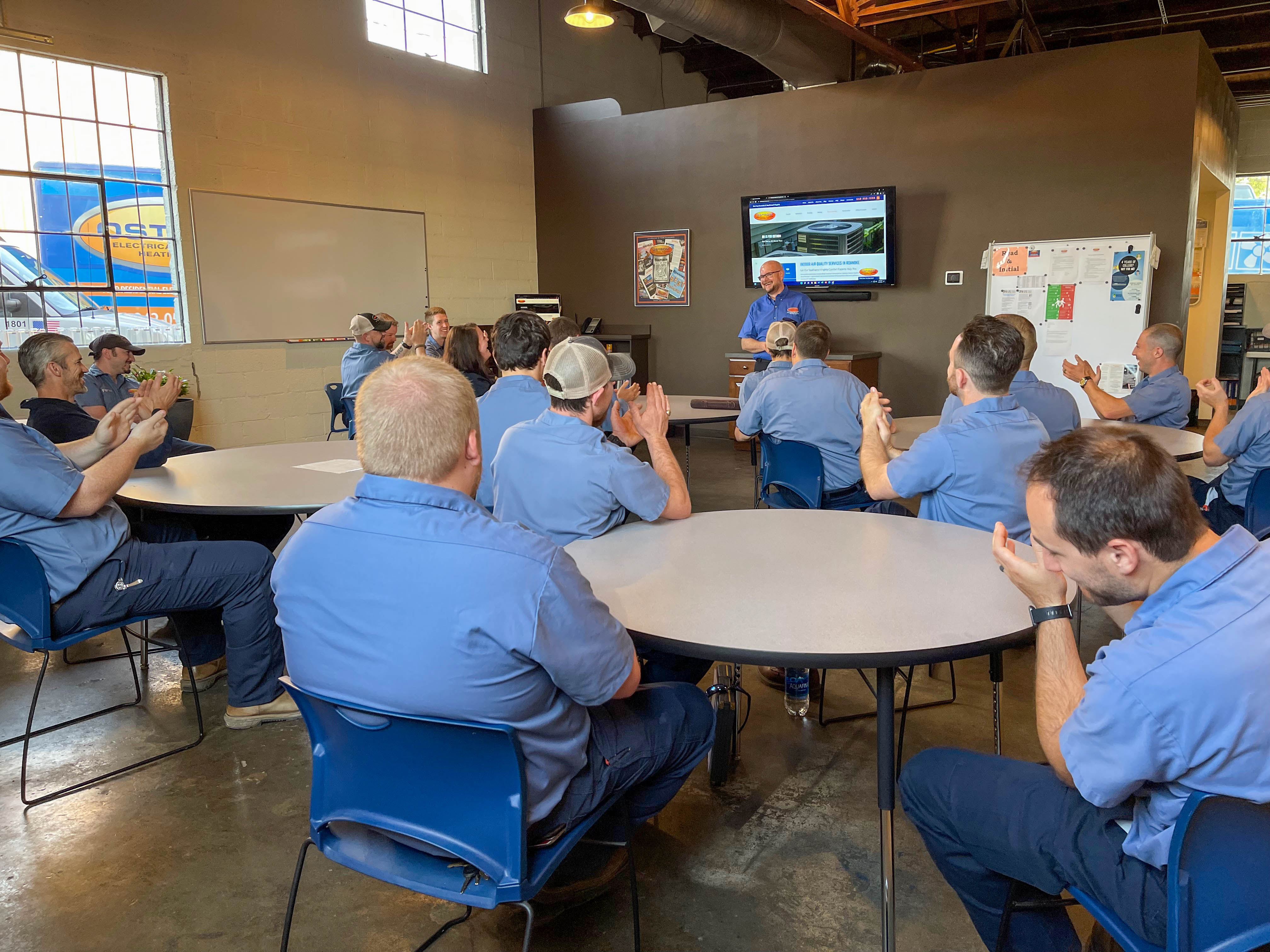 At Ostrom Electrical Plumbing Heating & Air Conditioning, our dedicated team excels in providing top-notch service and continual skill enhancement.