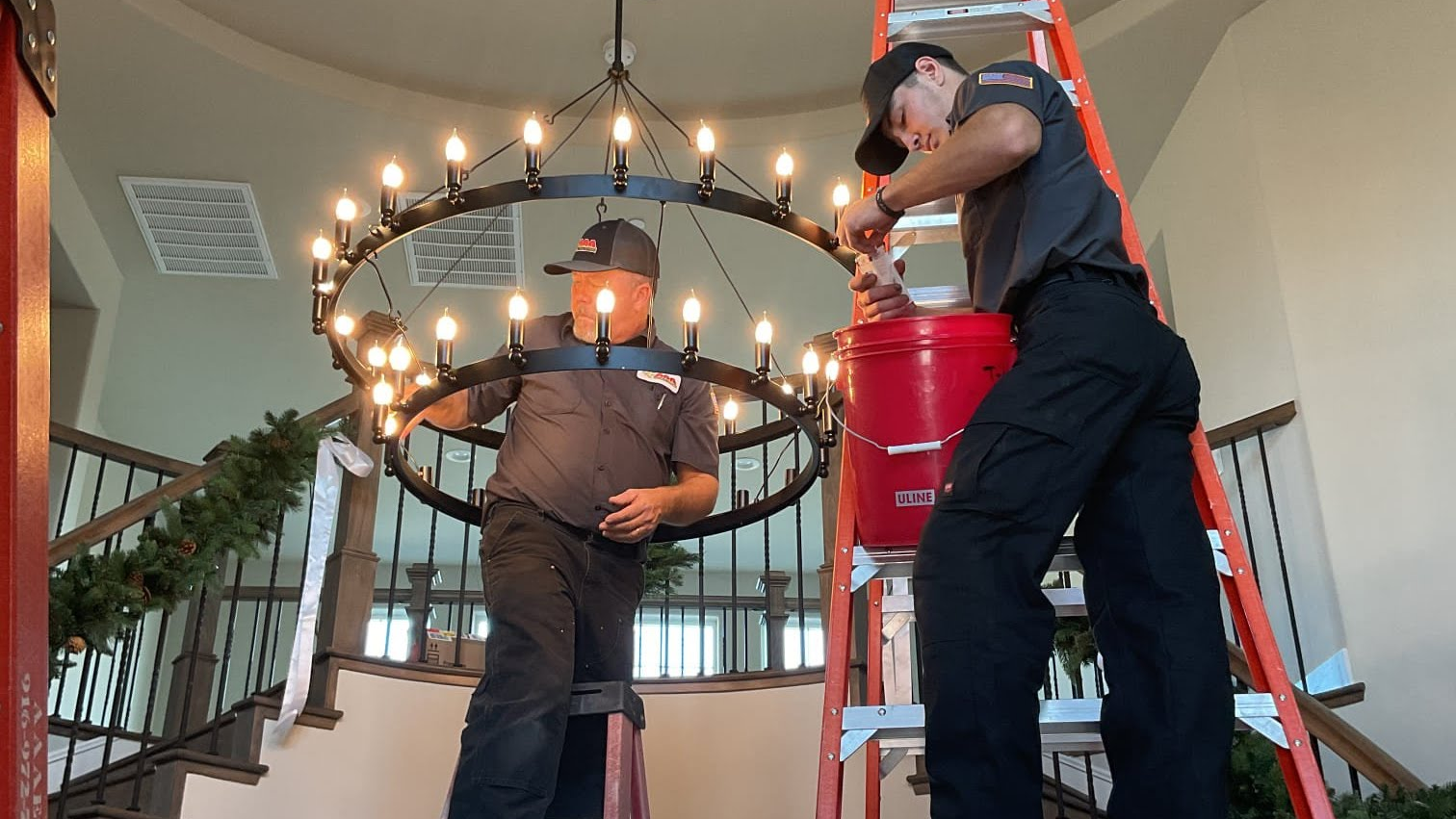 Trust the experts at AAA Electrical Services to brighten your home with meticulous chandelier installations.