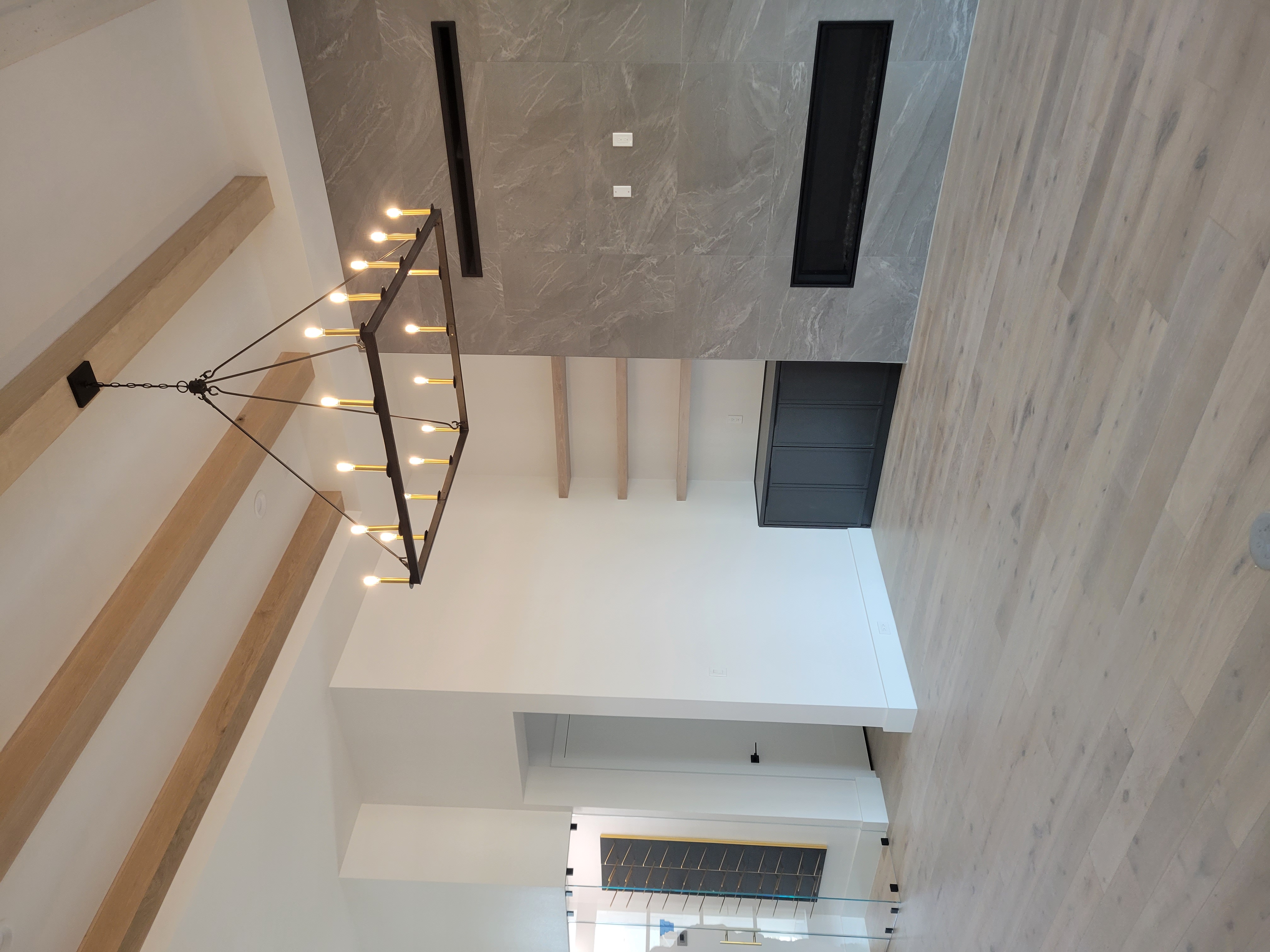 Illuminate elegance and style with Blue Line Electric's premium lighting solutions, showcasing modern design and expert installation.