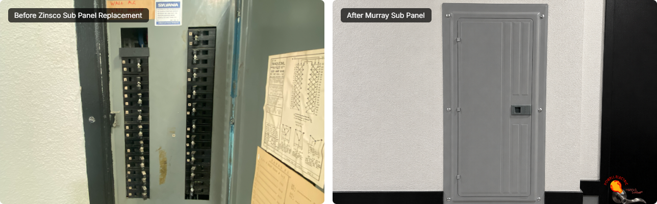3 phase Zinsco Subpanel Replacement in Long Beach, CA
