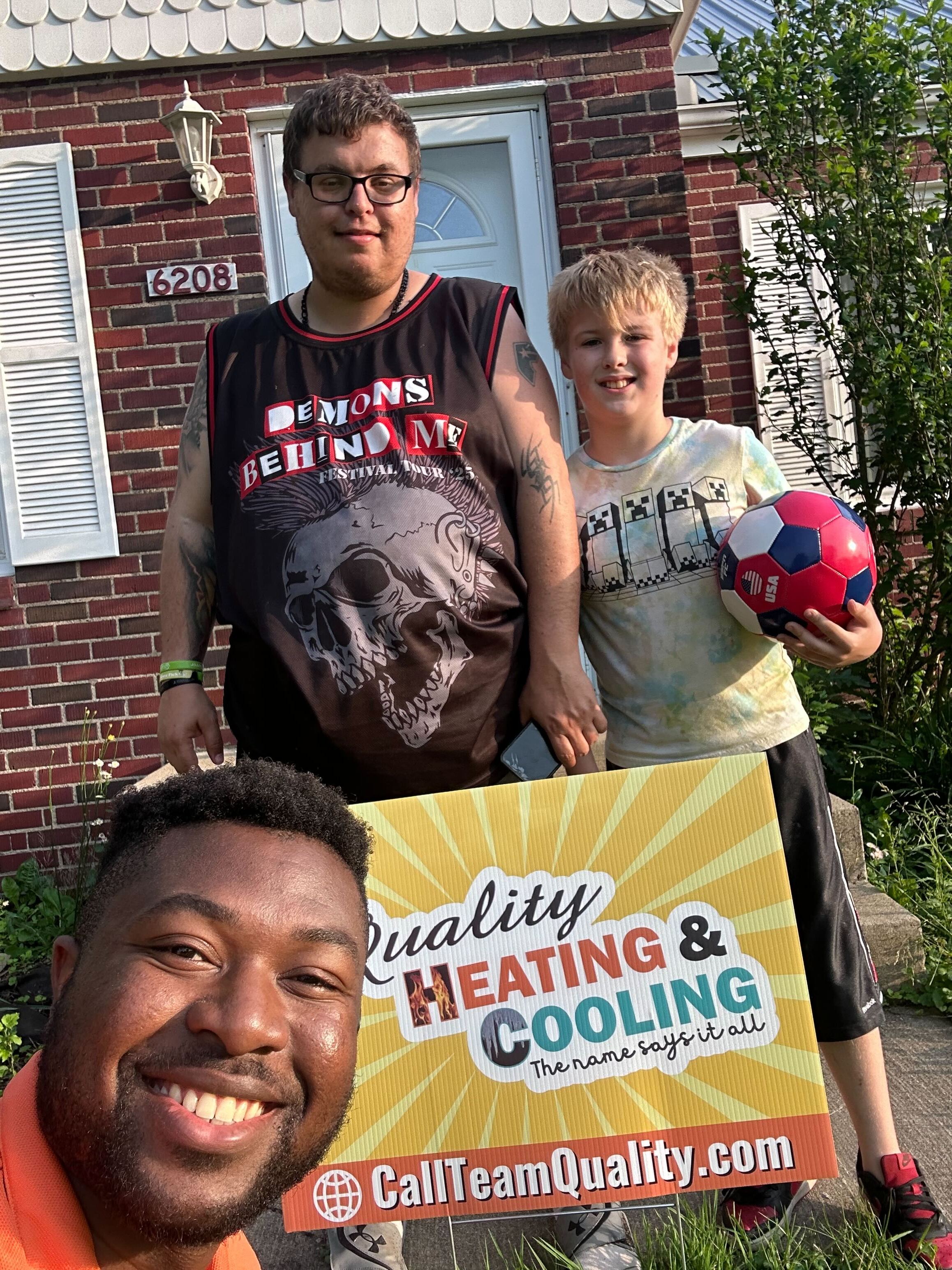 Experience the warmth of community and top-notch service with Quality Heating & Cooling, where customer satisfaction is our priority.